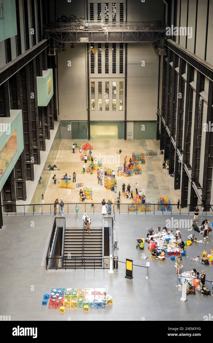 Turbine Hall, Tate Modern, London, Großbritannien; London, England Stockfoto