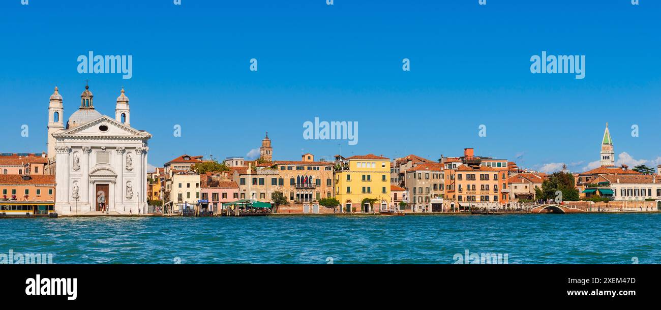 Gesuati-Kirche auf der Fondamenta delle Zattere in Dorsoduro, Venedig, Veneto, Italien Stockfoto