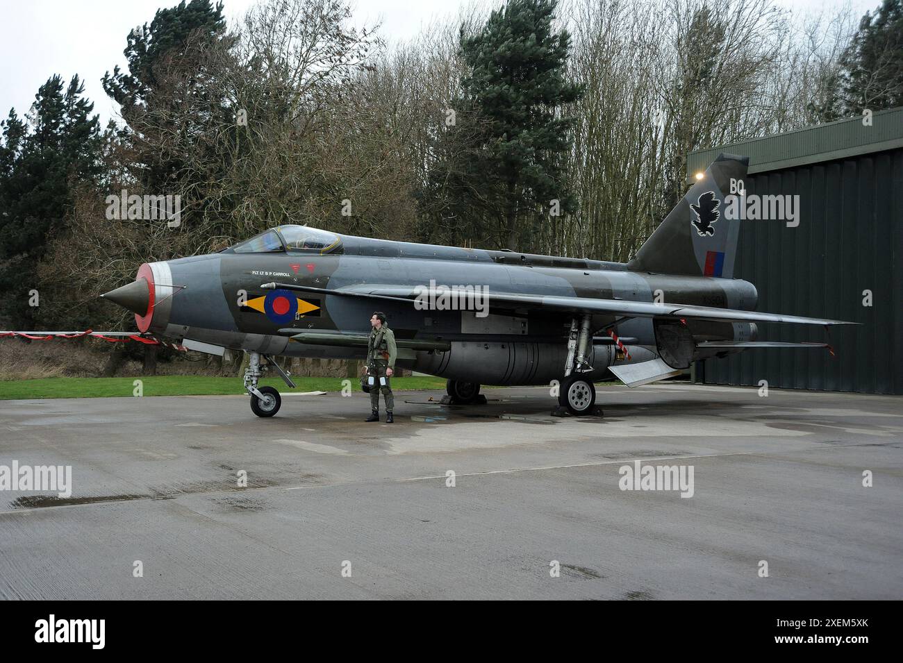 Mit Lightning „XS904“ in Bruntingthorpe nachspielen. Stockfoto