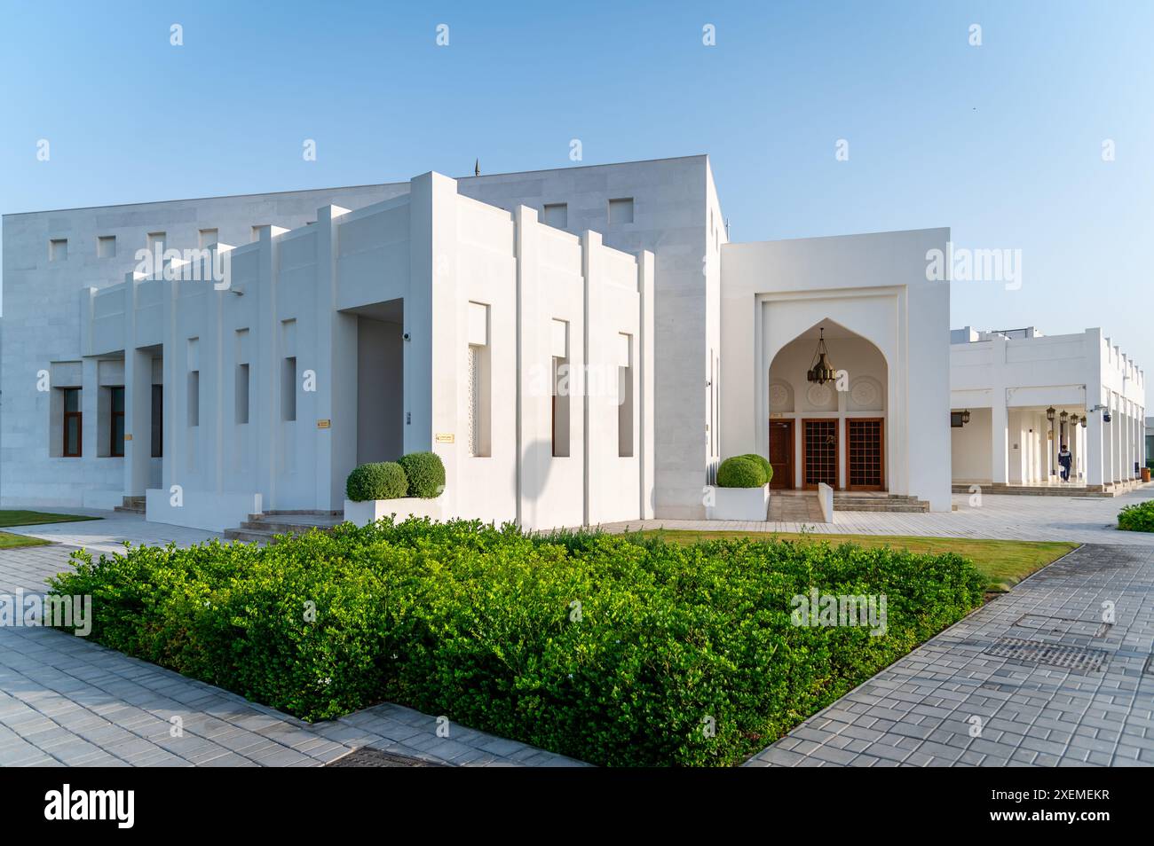 Dhow Harbour Masjid, Doha, Katar Stockfoto