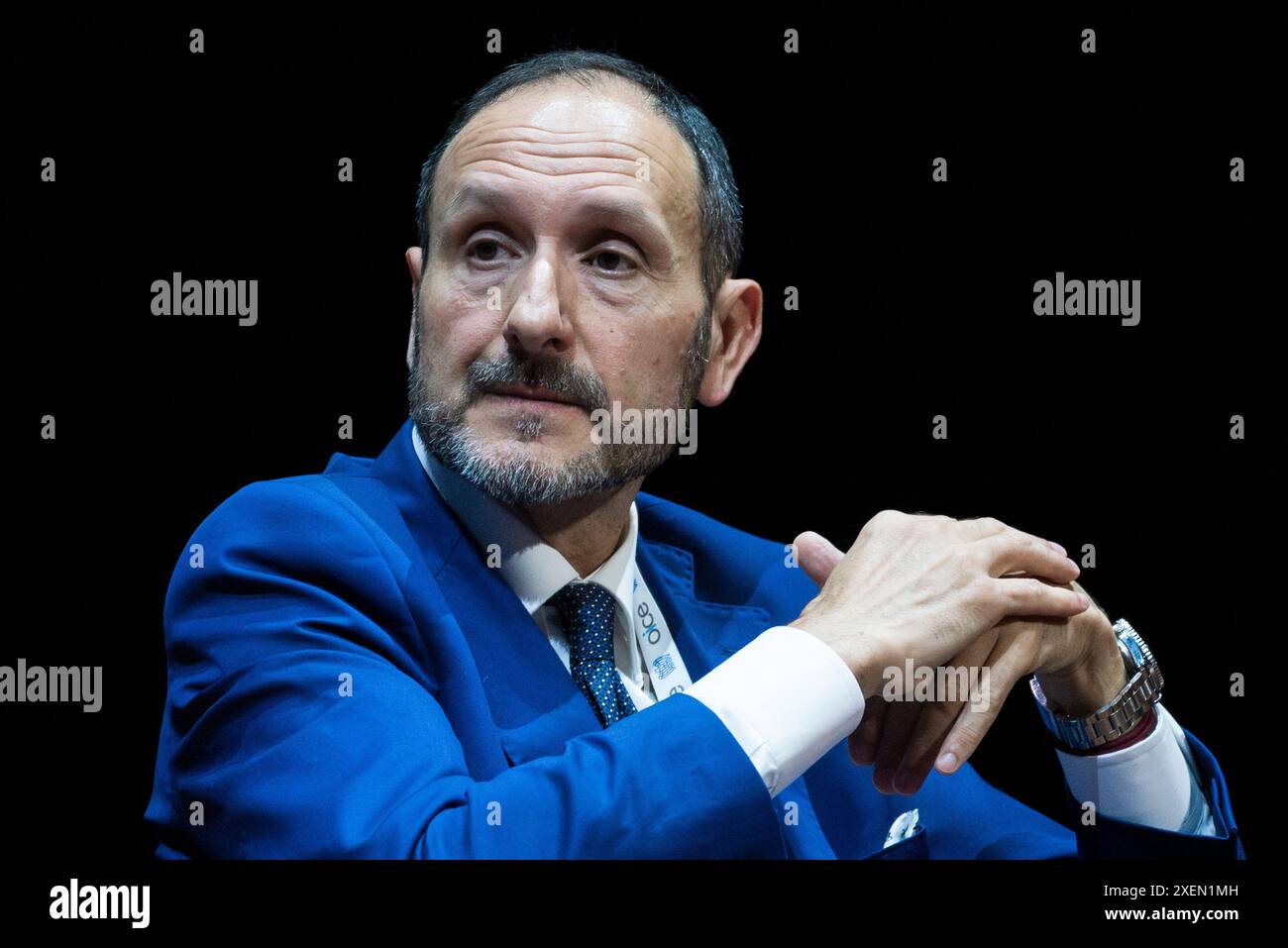 Rom, Italien. Im Foto Massimo Bollati (Direktor für digitale Transformation bei Agenzia del Demanio). NUR REDAKTIONELLE VERWENDUNG! NICHT FÜR KOMMERZIELLE ZWECKE! Stockfoto