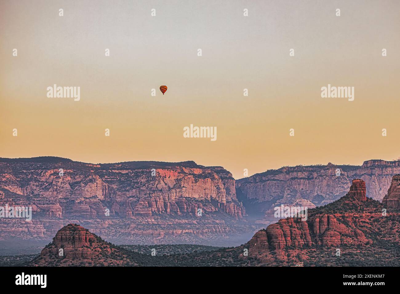 Stadt Sedona. Stockfoto