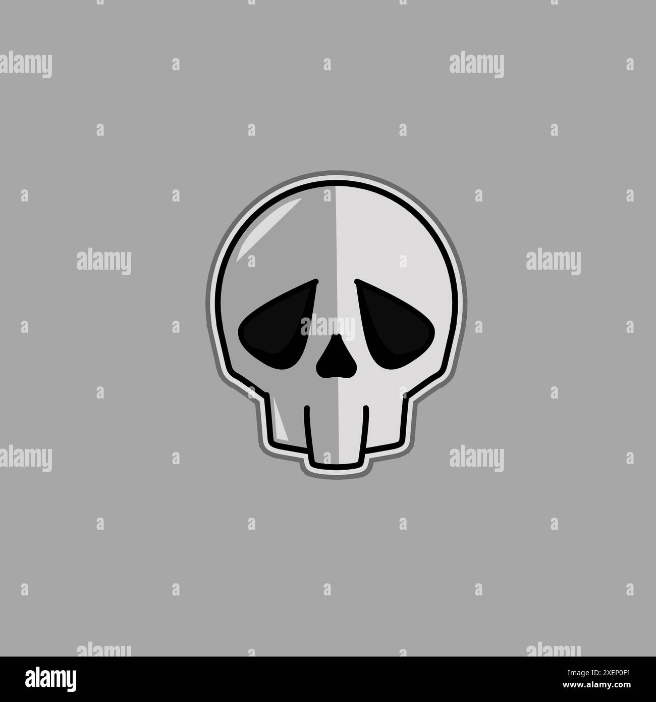 Happy Halloween Hintergrund Vektor Illustration. Gruseliges Monster-Poster-Design Stock Vektor