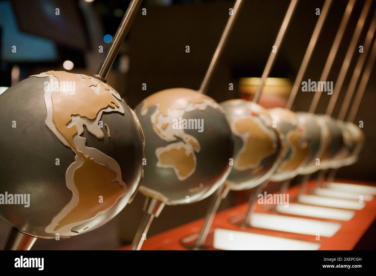 Museo De La Ciencia Cosmo Caixa, Barcelona, Katalonien Stockfoto