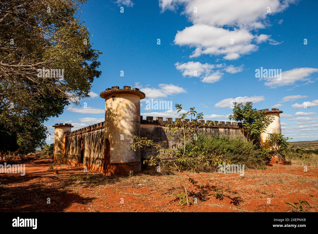 Mosambik, Sambezia, Nauela, altes portugiesisches Fort Stockfoto