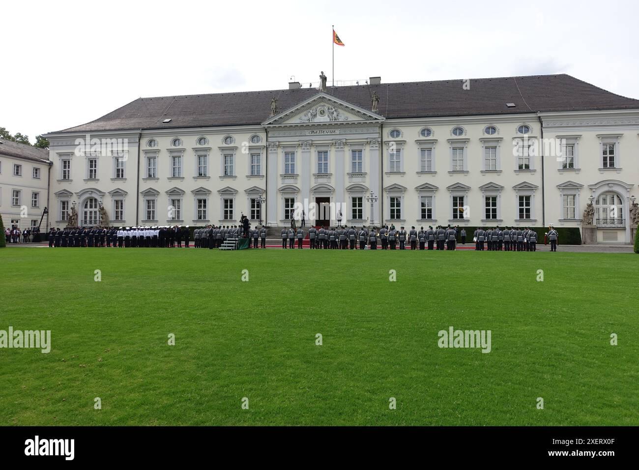 Le Chateau de Bellevue, Amtssitz des Präsidenten der Bundesrepublik Deutschland Stockfoto