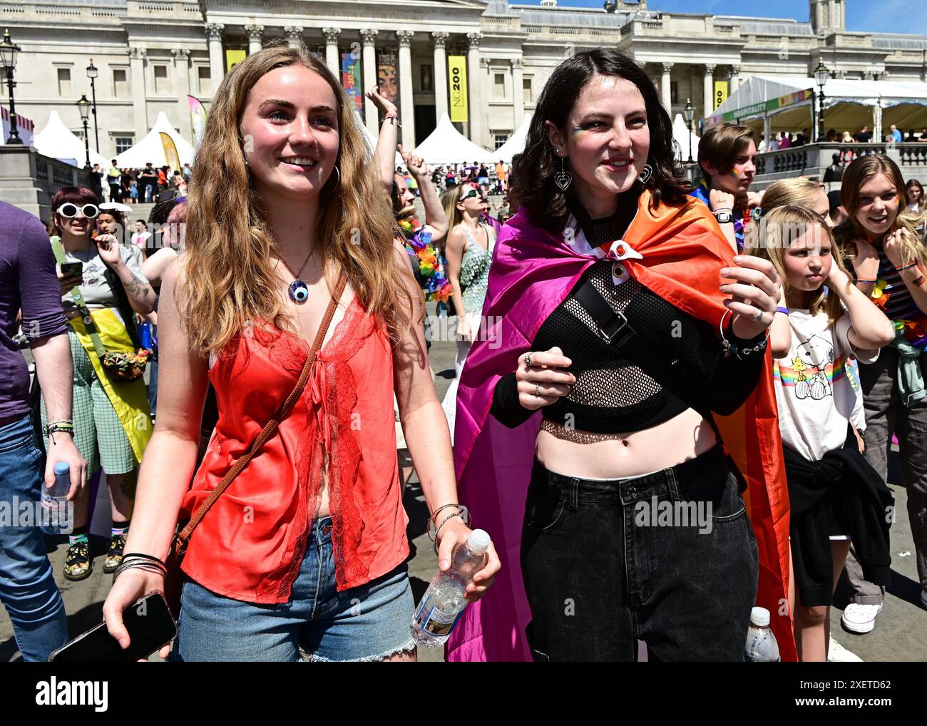 LONDON, GROSSBRITANNIEN. Juni 2024. Tausende nehmen an The Pride in London 2024 Teil. Quelle: Siehe Li/Picture Capital/Alamy Live News Stockfoto