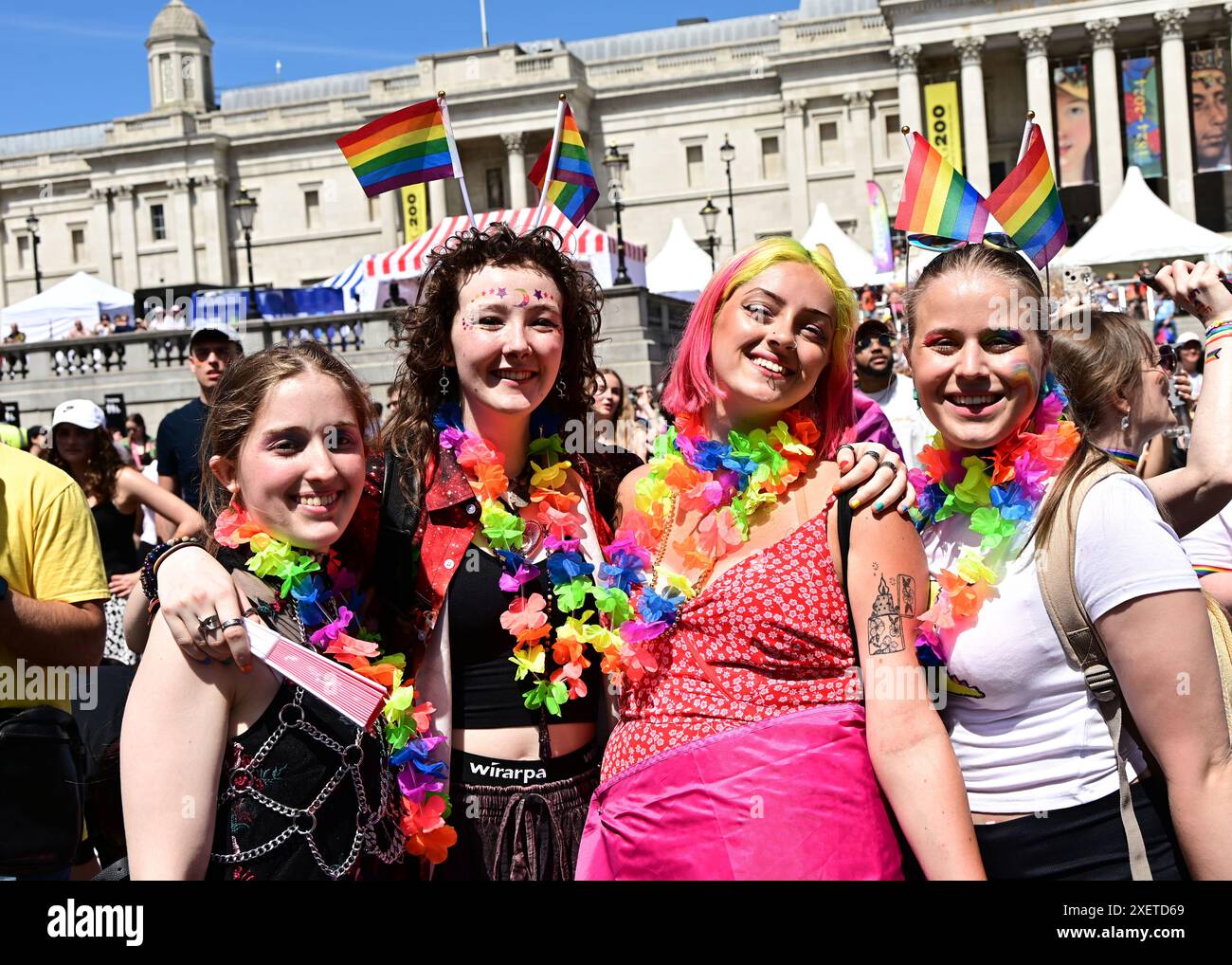 LONDON, GROSSBRITANNIEN. Juni 2024. Tausende nehmen an The Pride in London 2024 Teil. Quelle: Siehe Li/Picture Capital/Alamy Live News Stockfoto