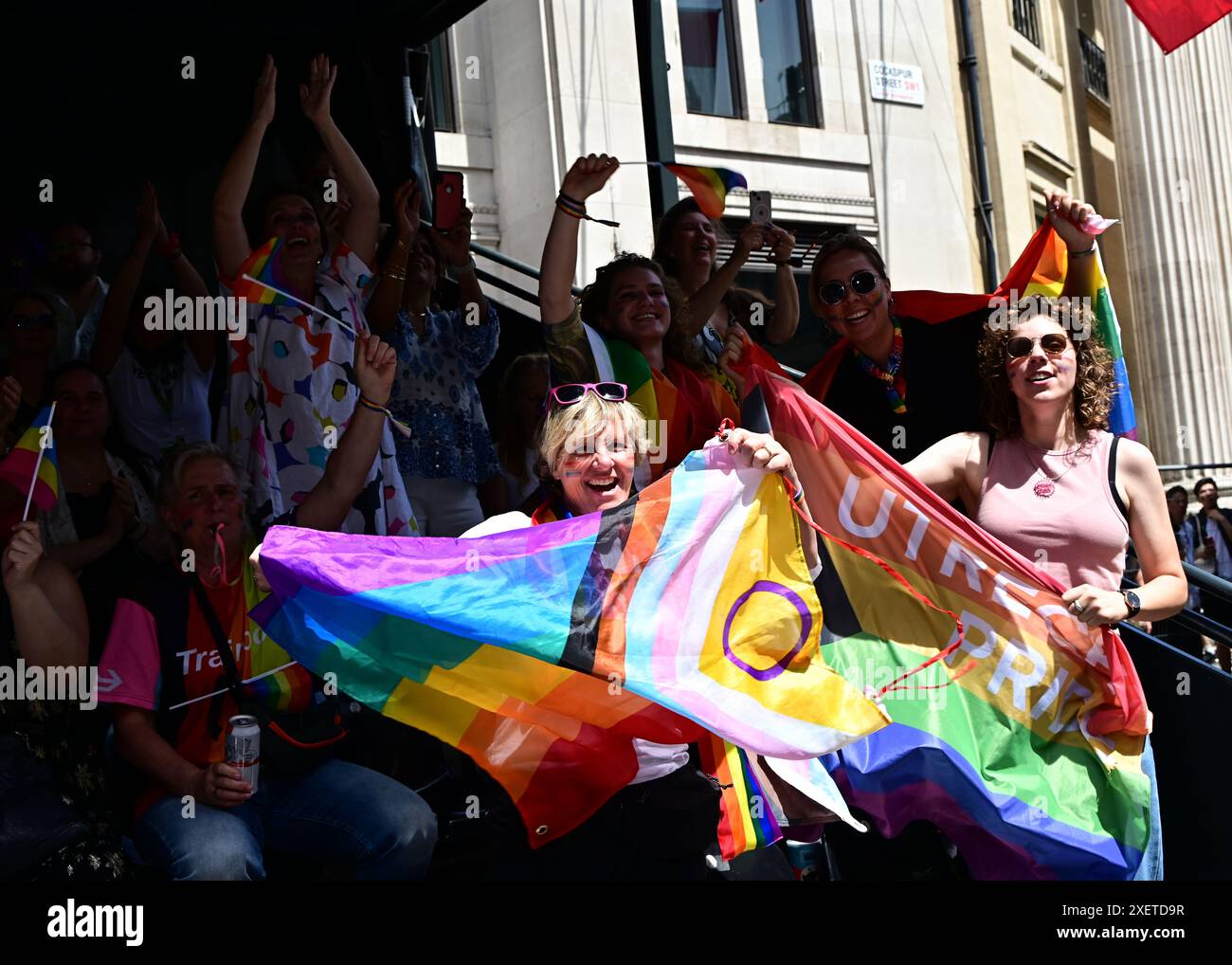 LONDON, GROSSBRITANNIEN. Juni 2024. Tausende nehmen an The Pride in London 2024 Teil. Quelle: Siehe Li/Picture Capital/Alamy Live News Stockfoto