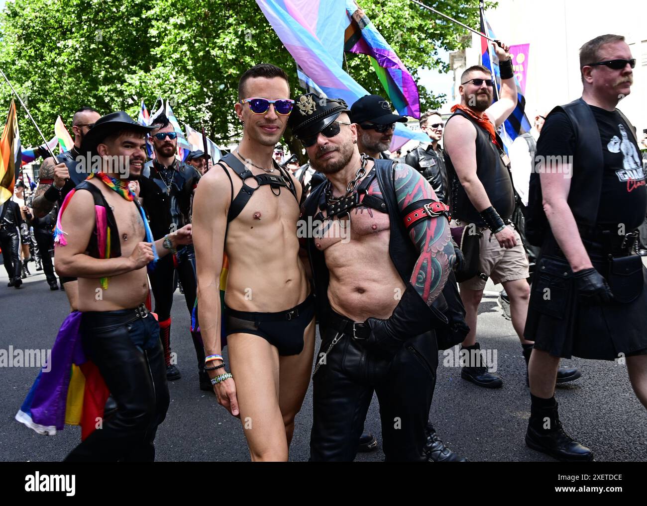 LONDON, GROSSBRITANNIEN. Juni 2024. Tausende nehmen an The Pride in London 2024 Teil. Quelle: Siehe Li/Picture Capital/Alamy Live News Stockfoto