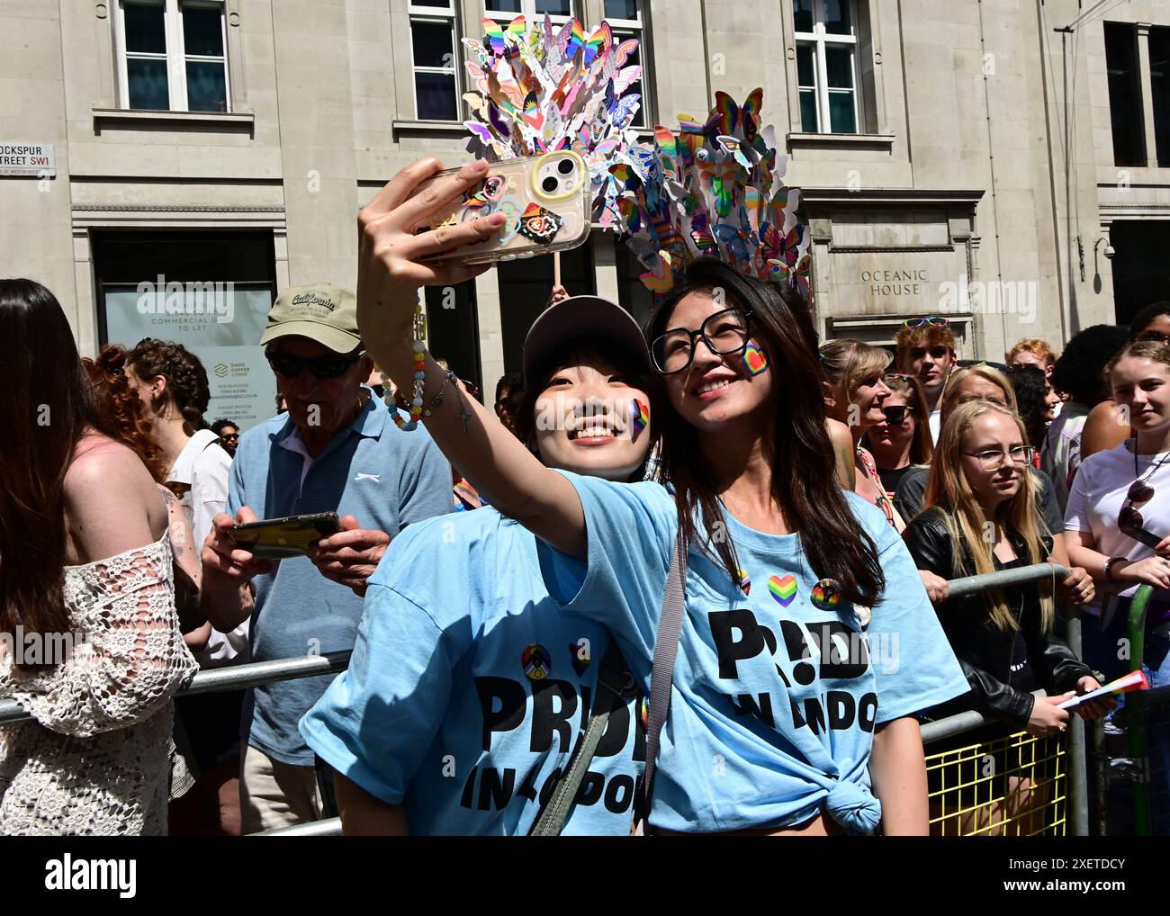 LONDON, GROSSBRITANNIEN. Juni 2024. Tausende nehmen an The Pride in London 2024 Teil. Quelle: Siehe Li/Picture Capital/Alamy Live News Stockfoto