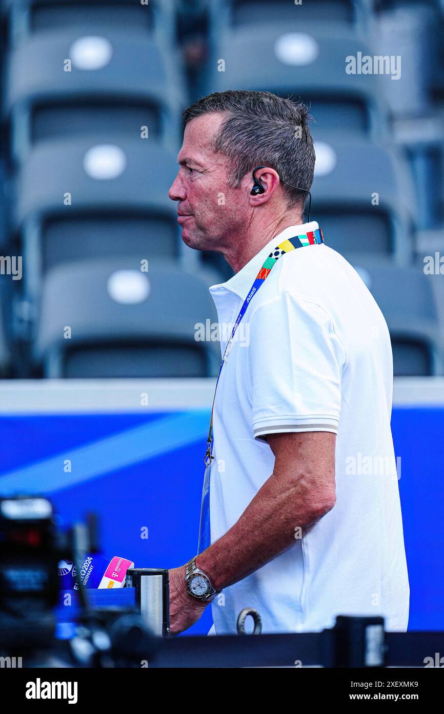 Lothar Matthaeus GER, Schweiz gegen Italien, Fussball Europameisterschaft, UEFA Euro 2024, Achtelfinale, 29.06.2024 Foto: Eibner-Pressefoto/Marcel von Fehrn Stockfoto