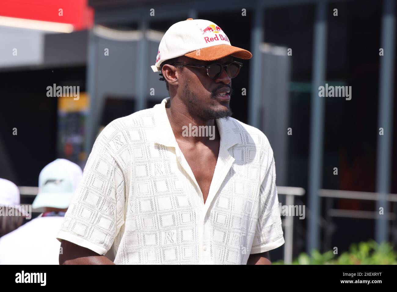 Pascal Siakam (CAM) NBA, Basketball Herren, USA Indiana Pacers, AUT, Oesterreich, Formel 1 Weltmeisterschaft, Großer Preis Österreichs, 30.06.2024 Foto: Eibner-Pressefoto/Annika Graf Stockfoto