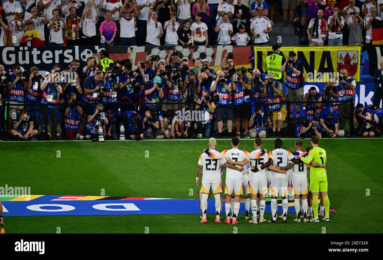 Team Deutschland, Sportfotografen Dortmund, 29.06.2024, Fussball, UEFA EURO 2024 in Deutschland, Achtelfinale, Deutschland - Daenemark/PRESSINPHOTO Credit: PRESSINPHOTO SPORTS AGENCY/Alamy Live News Stockfoto