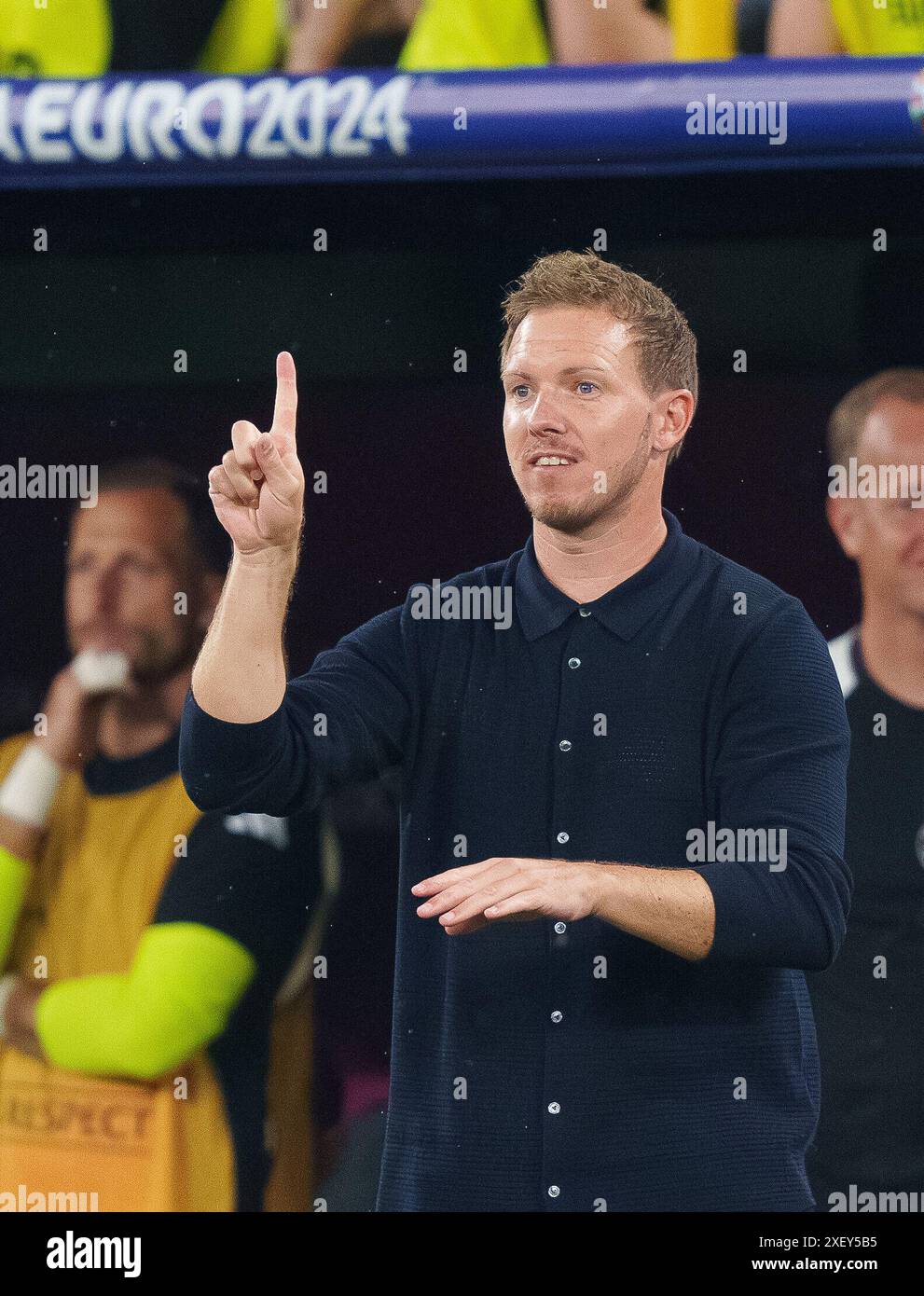 DFB-Trainer Julian Nagelsmann, Bundestrainer, Nationaltrainer im Best of 16 Spiel DEUTSCHLAND, Dänemark. , . Am 29. Juni 2024 in Dormund, Deutschland. Fotograf: ddp Images/STAR-Images Credit: ddp Media GmbH/Alamy Live News Stockfoto