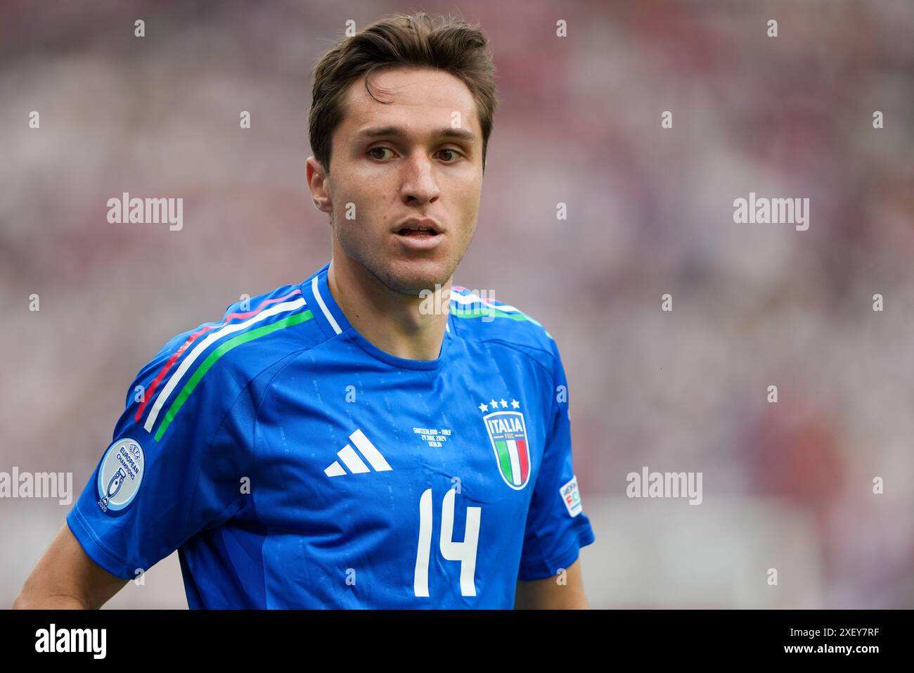 Berlin, Deutschland. Juni 2024. Federico Chiesa aus Italien beim ...