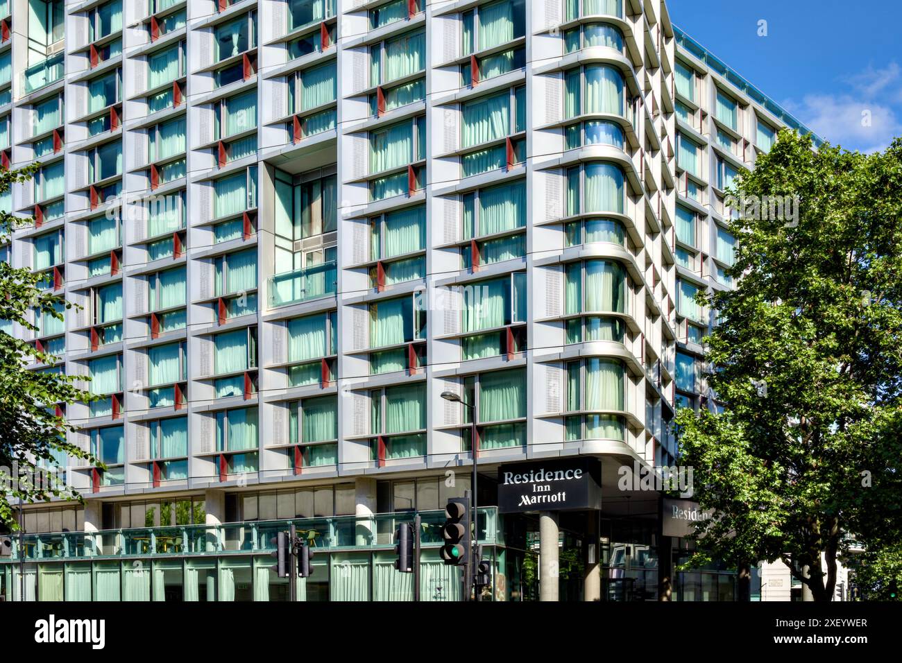 Residence Inn Marriott Apartment Hotel, Kensington, Royal Borough of Kensington & Chelsea, London, England, Großbritannien Stockfoto