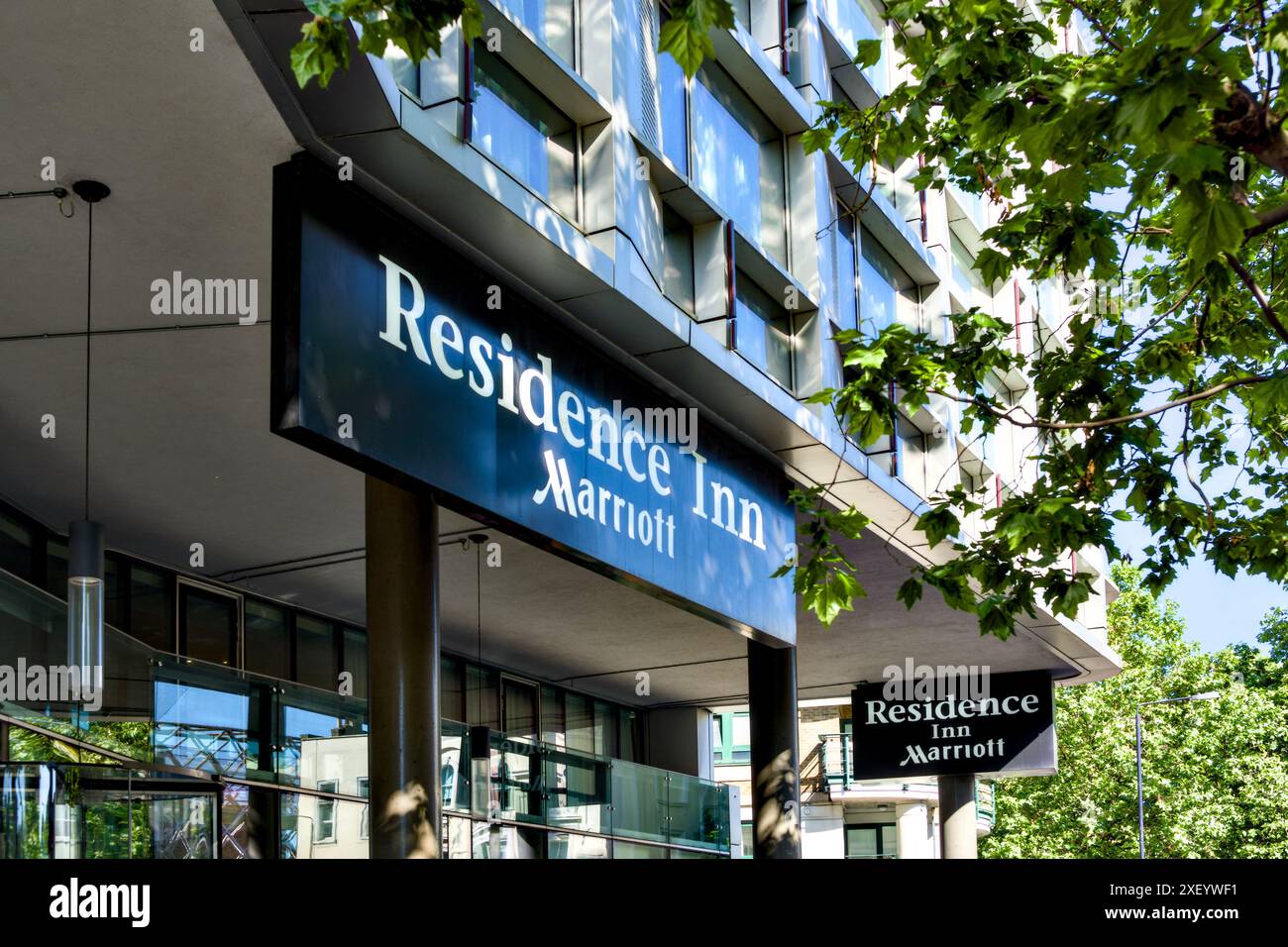 Residence Inn Marriott Apartment Hotel, Kensington, Royal Borough of Kensington & Chelsea, London, England, Großbritannien Stockfoto