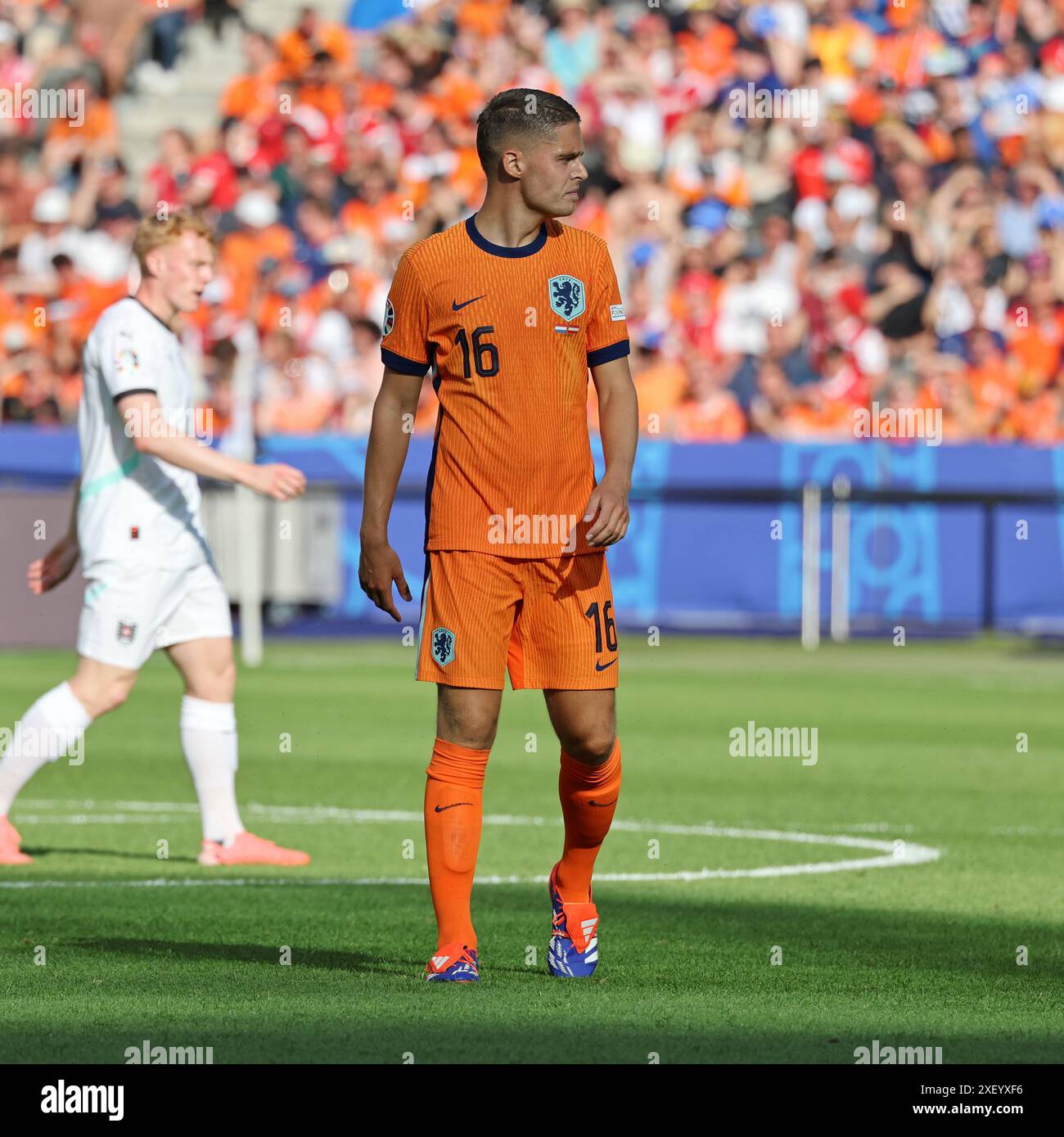 Berlin, Deutschland - 25. Juni 2024: Joey Veerman aus den Niederlanden ...