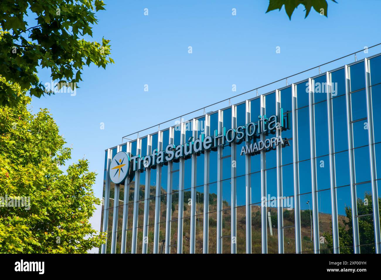 Lissabon Portugal , 27 . Juni 2024 . Trofa Saúde Amadora Hospital - Trofa Saúde Group hat zum ersten Mal ein Krankenhaus mit stationären Einrichtungen im Li Stockfoto