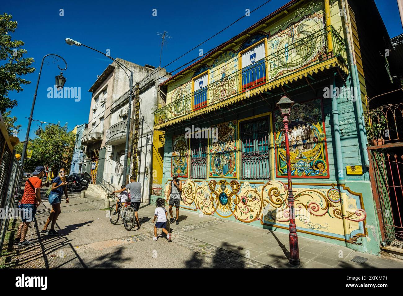 La Boca Viertel, Buenos Aires, Republik Argentinien, Südamerika. Stockfoto