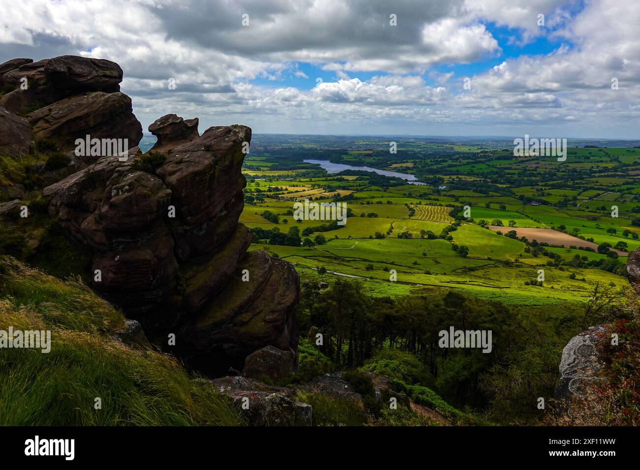 Staffordshire liegt im Südwesten des Peak District in der Nähe von Leek Stockfoto