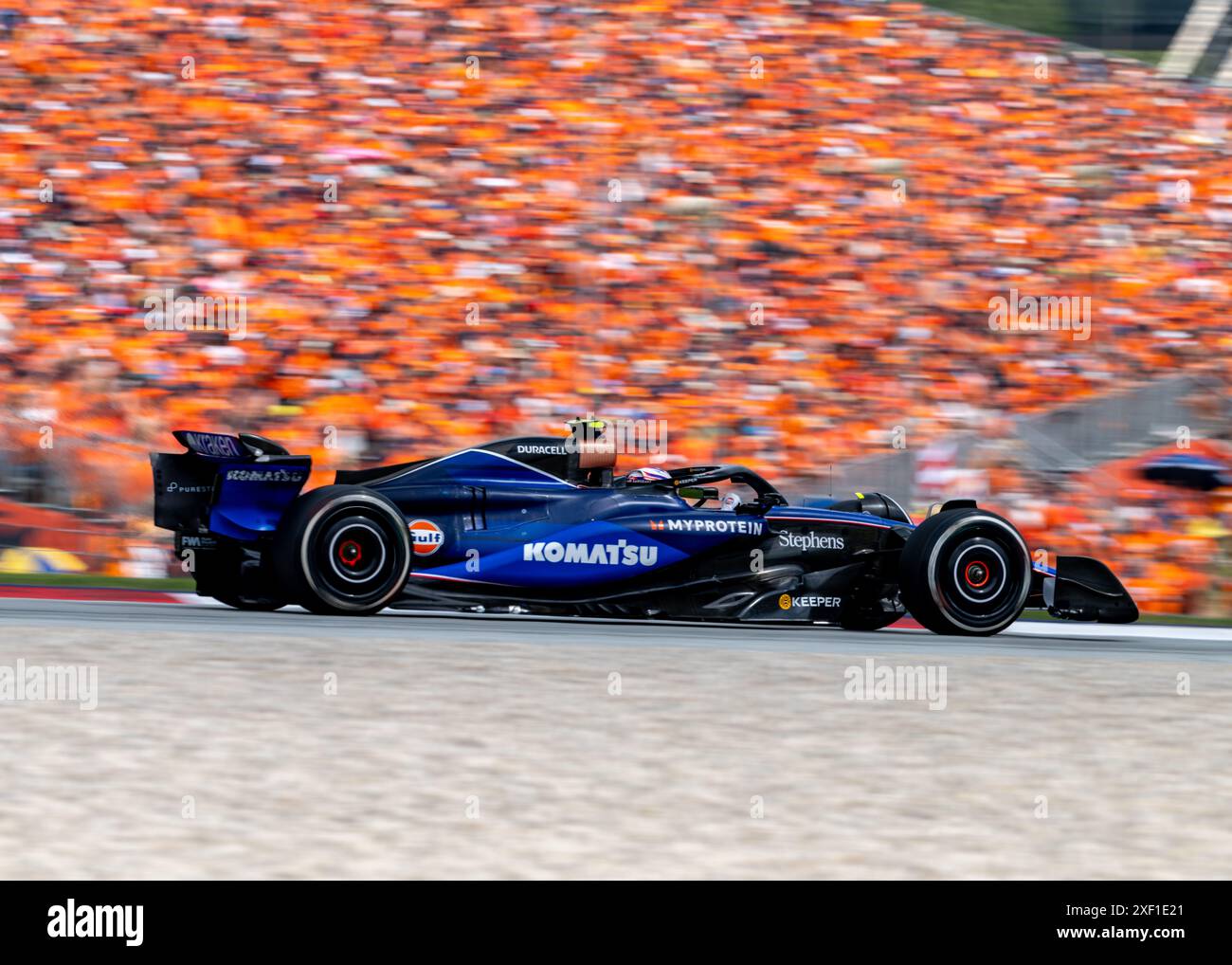 Spielberg, Österreich. 30. Juni 2024. Spielberg Circuit #2 Logan Sargeant usa) Williams Racing gbr) Williams FW46 Mercedes, während des Formel 1 Grand Prix von Österreich 2024, der 11. Runde der Formel 1 Weltmeisterschaft 2024 am 28-30. Juni 2024 auf dem Red Bull Ring in Spielberg, Österreich. (Ian Bundey/SPP) Credit: SPP Sport Press Photo. /Alamy Live News Stockfoto