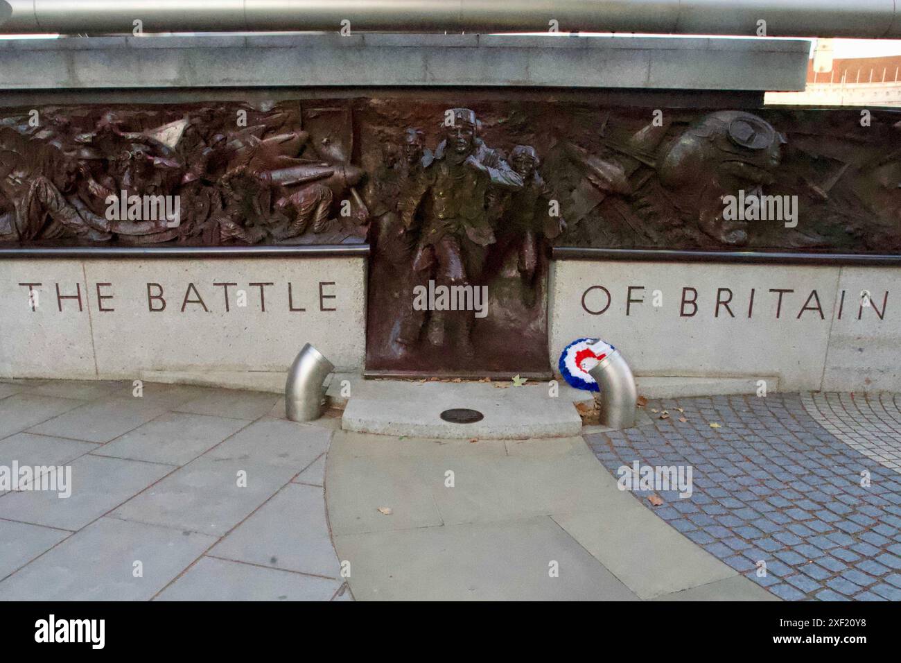 Battle of Britain Monument, Victoria Embankment, Westminster, London. Stockfoto