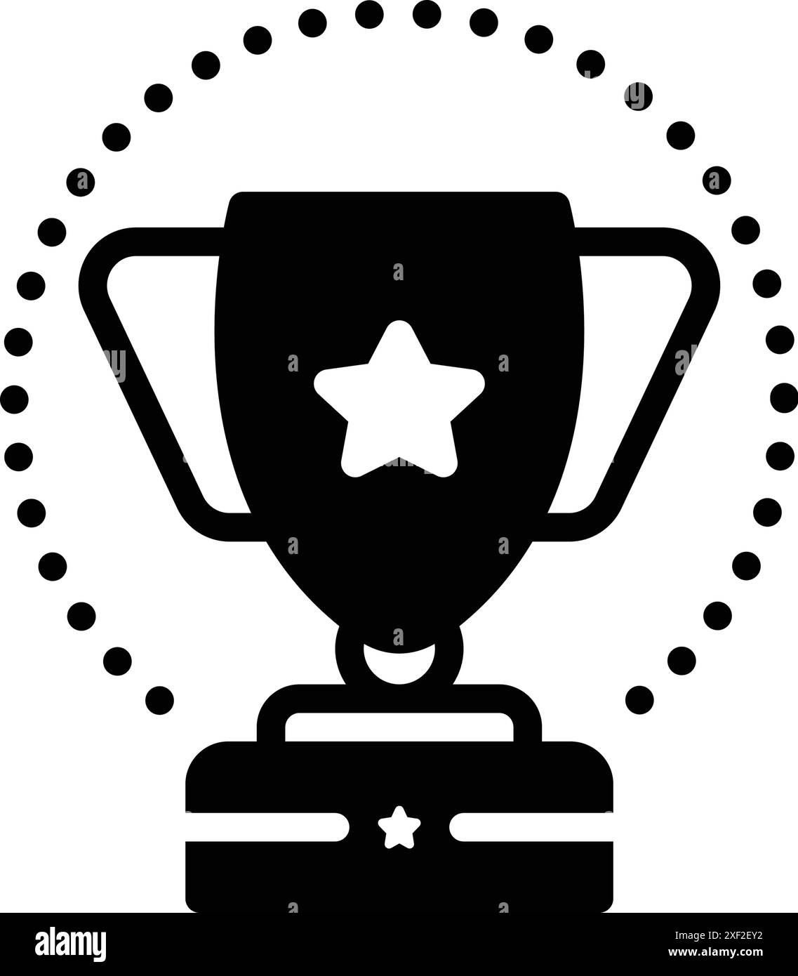 Symbol für Triumph, Trophäe Stock Vektor