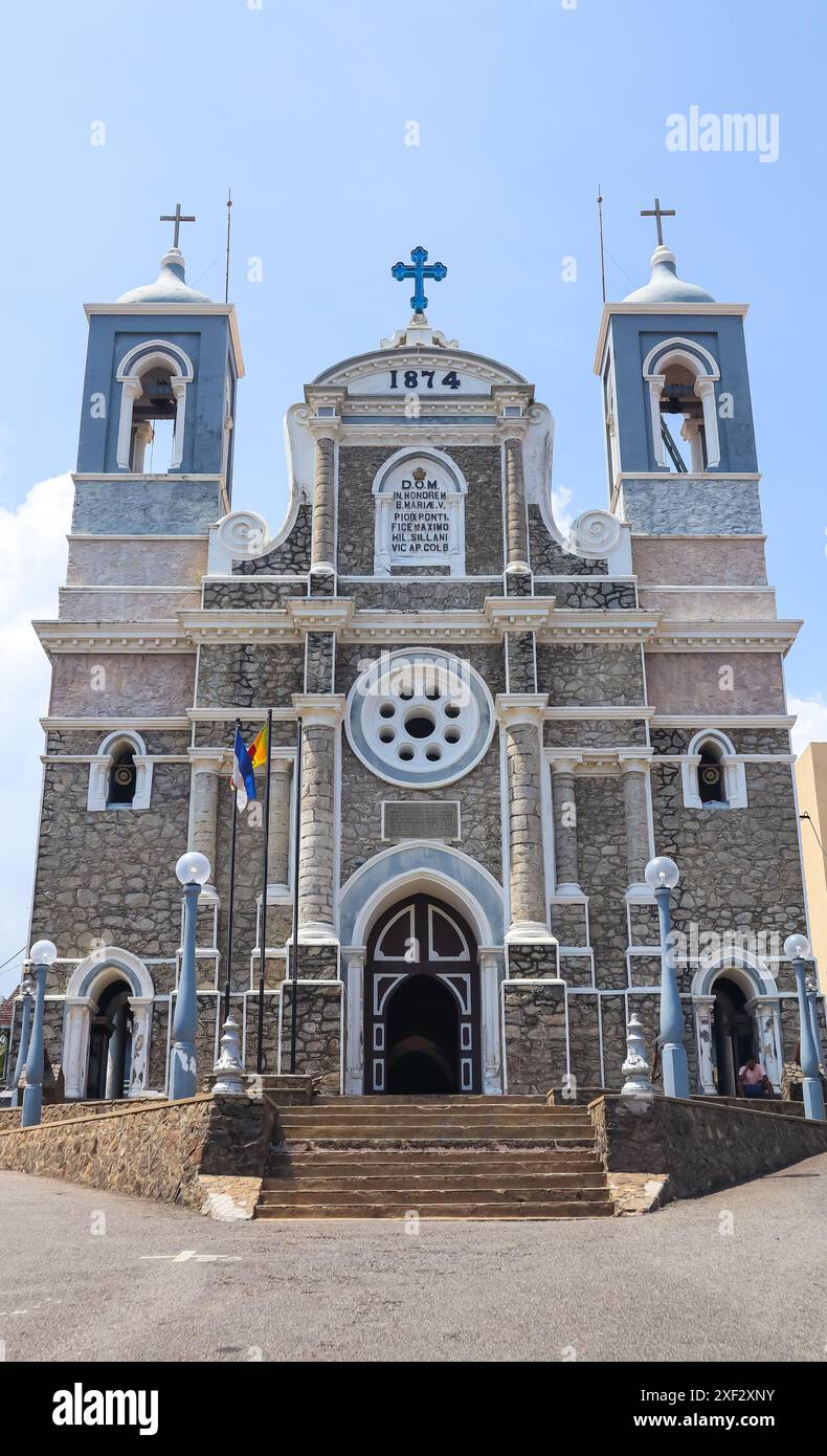 Marienkathedrale, erbaut von der Gesellschaft Jesu im 19. Jahrhundert, Galle, Sri Lanka Stockfoto