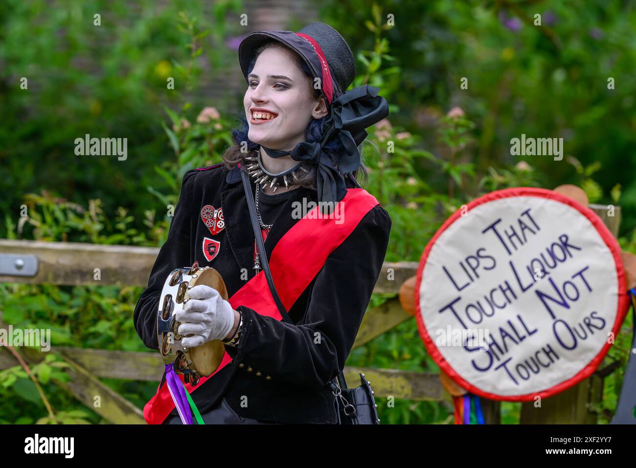 Steampunk in Blist Hill Victorian Town Stockfoto