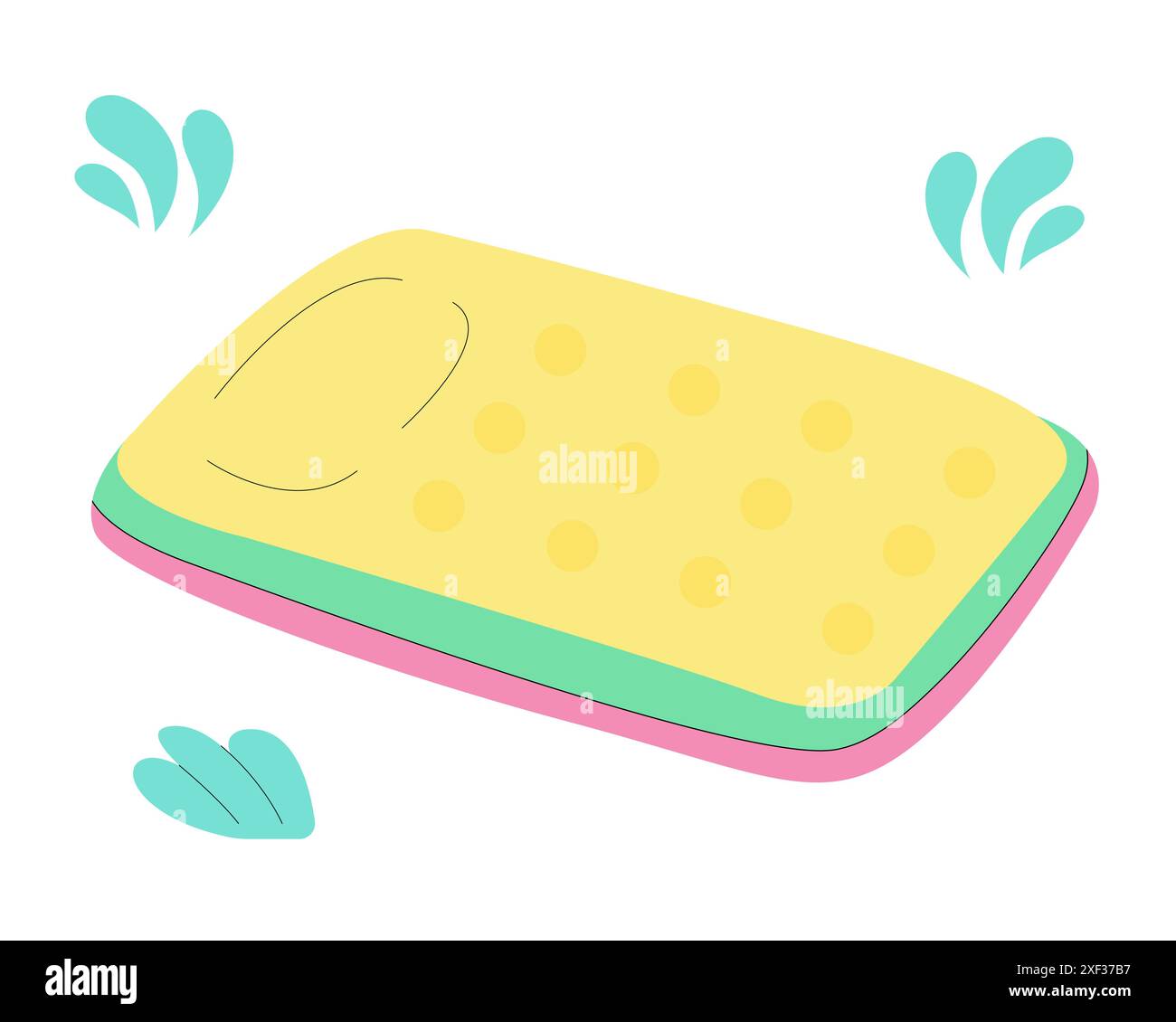 Luftmatratze zum Schwimmen Stock Vektor