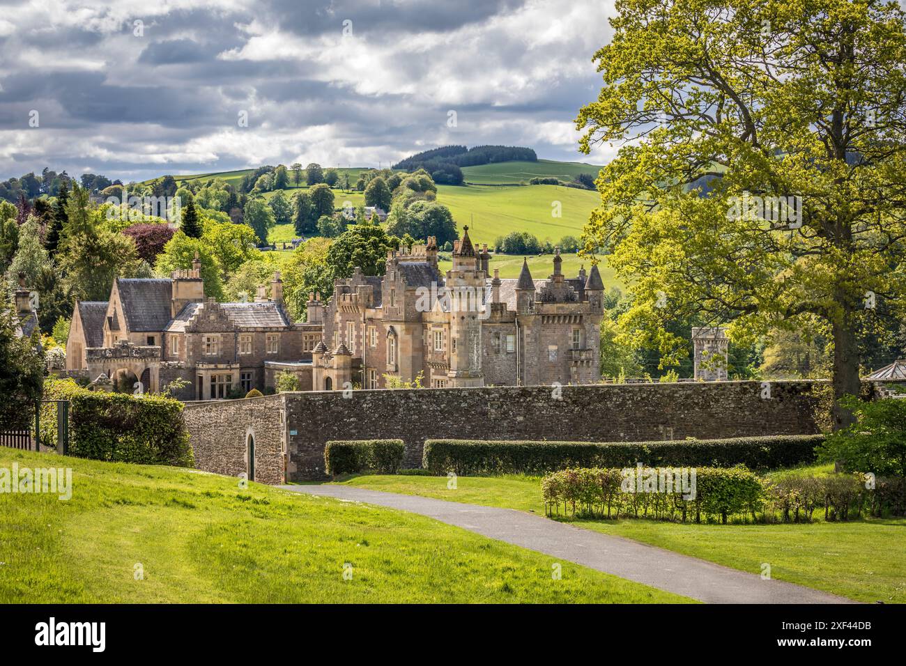 Geografie / Reisen, Großbritannien, Schottland, Abbotsford House, Melrose, ADDITIONAL-RIGHTS-CLEARANCE-INFO-NOT-AVAILABLE Stockfoto