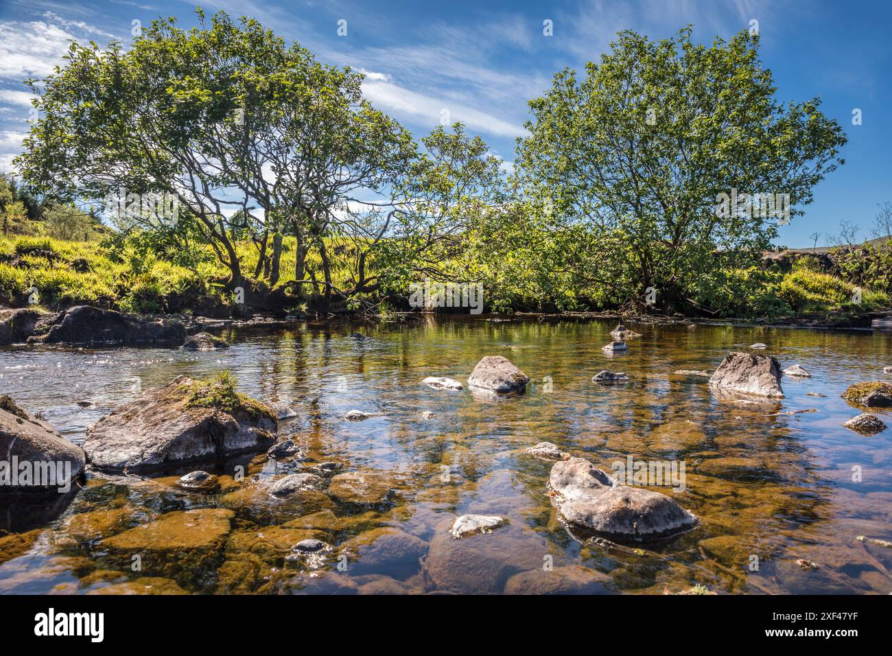 Geografie / Reise, Großbritannien, Schottland, Little Endrick River in der Nähe von Loop of Fintry, ADDITIONAL-RIGHTS-CLEARANCE-INFO-NOT-AVAILABLE Stockfoto