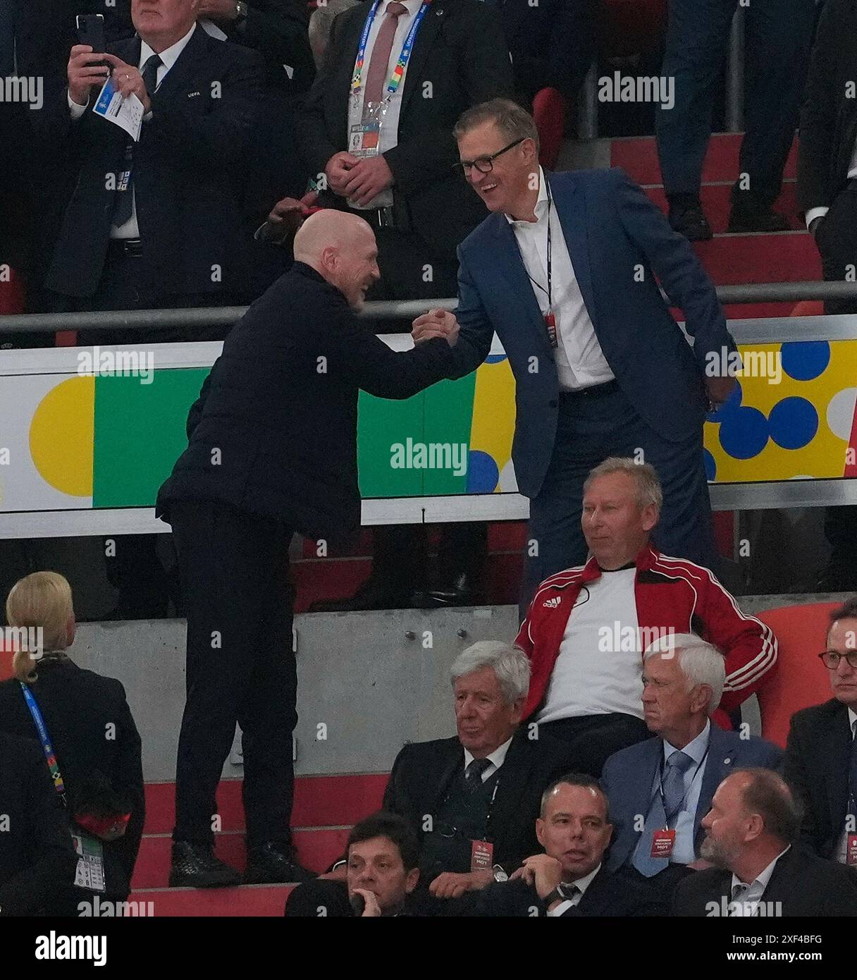 14.06.2024, Allianz-Arena, München, GER, EM UEFA 2024, Gruppe A, Deutschland gegen Schottland, im Bild Matthias Sammer Stockfoto