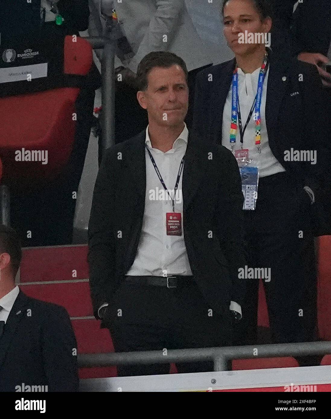 14.06.2024, Allianz-Arena, München, GER, EM UEFA 2024, Gruppe A, Deutschland gegen Schottland, im Bild Oliver Bierhoff Stockfoto