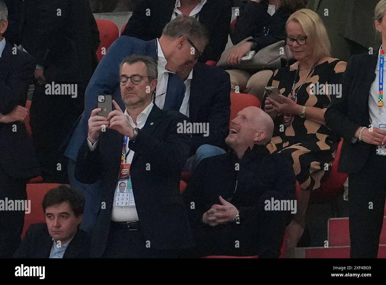 14.06.2024, Allianz-Arena, München, GER, EM UEFA 2024, Gruppe A, Deutschland gegen Schottland, im Bild Matthias Sammer Stockfoto