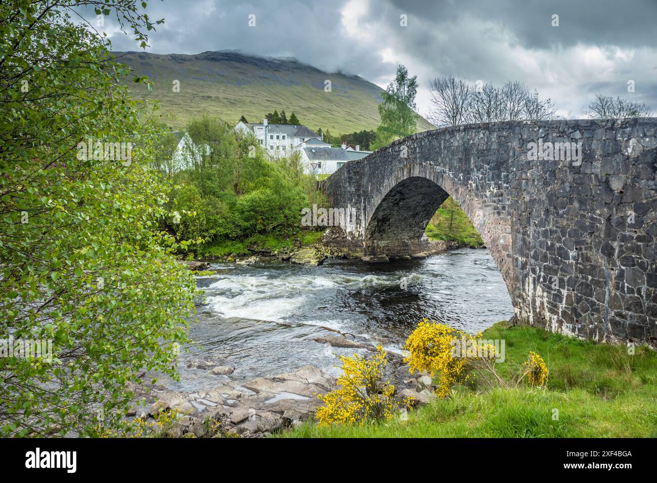Geographie / Reise, Großbritannien, Schottland, Old Bridge over River Orchy, Bridge of Orchy, ADDITIONAL-RIGHTS-CLEARANCE-INFO-NOT-AVAILABLE Stockfoto