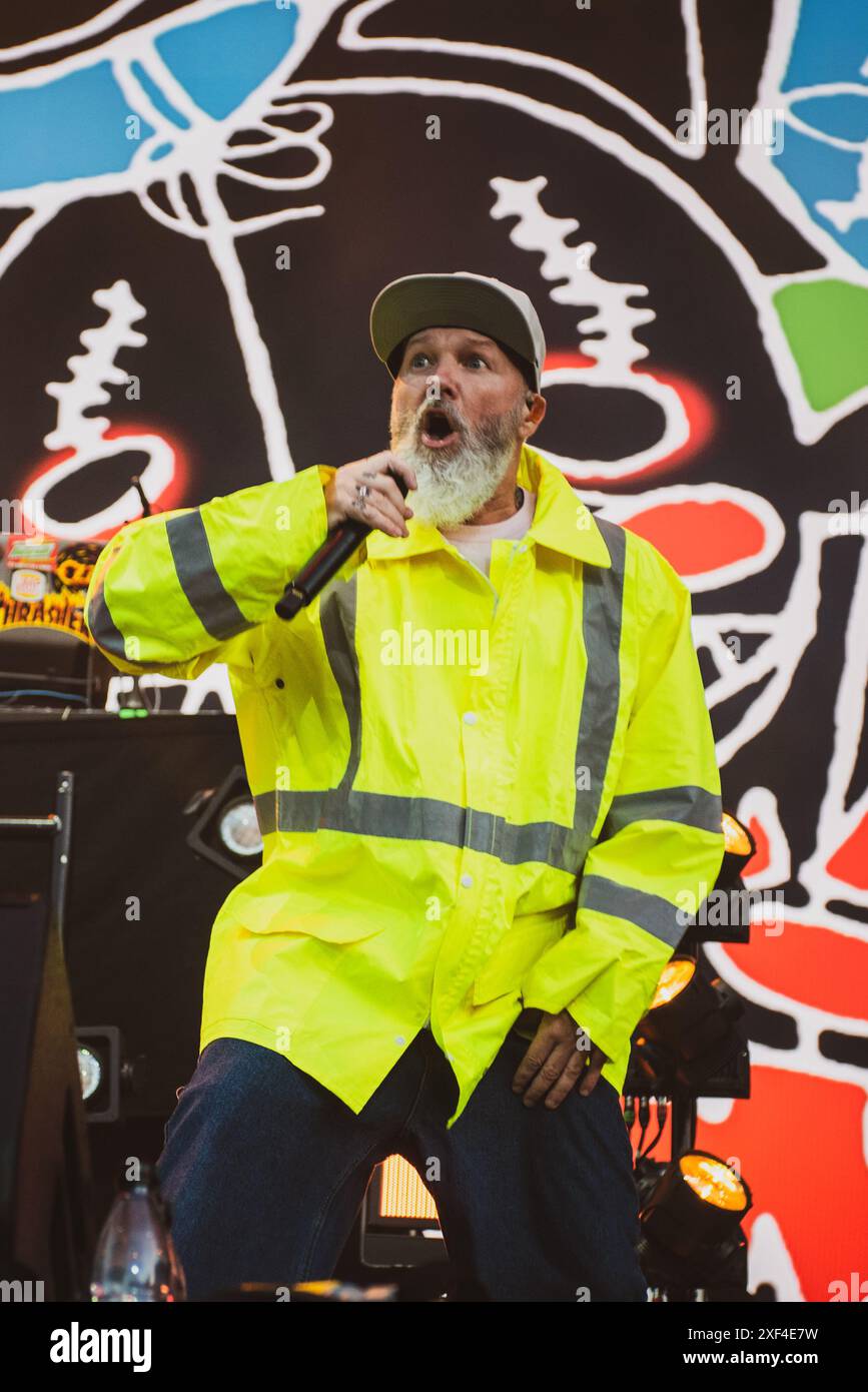 Die amerikanische Band Limp Bizkit trat 2024 auf dem Copenhell Festival auf. Anrede: Andrea Pinna Stockfoto