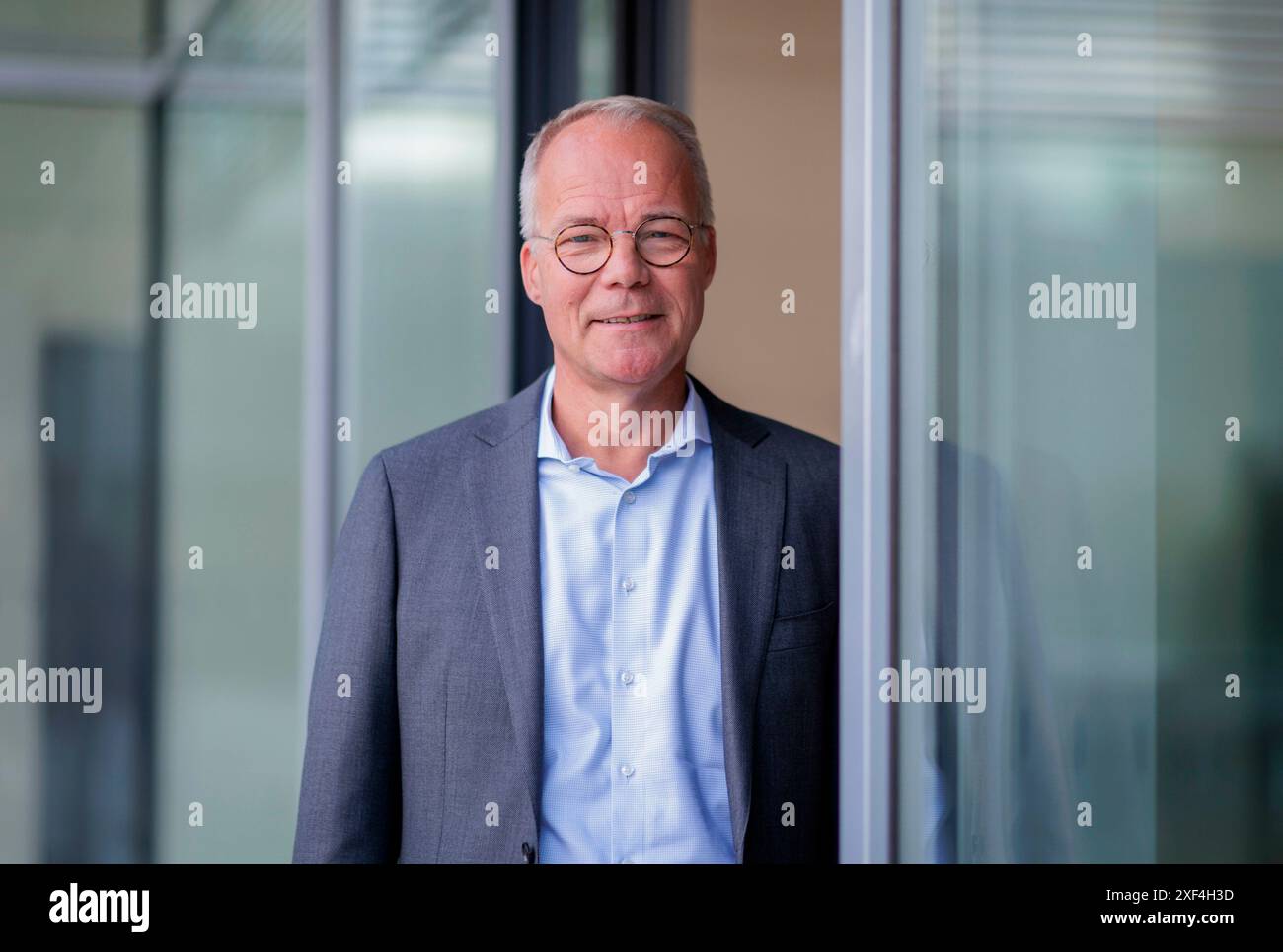 Berlin, Deutschland. Juni 2024. Matthias Miersch, stellvertretender Fraktionsvorsitzender der SPD, posiert für ein Foto in Berlin am 13. Juni 2024. Quelle: dpa/Alamy Live News Stockfoto