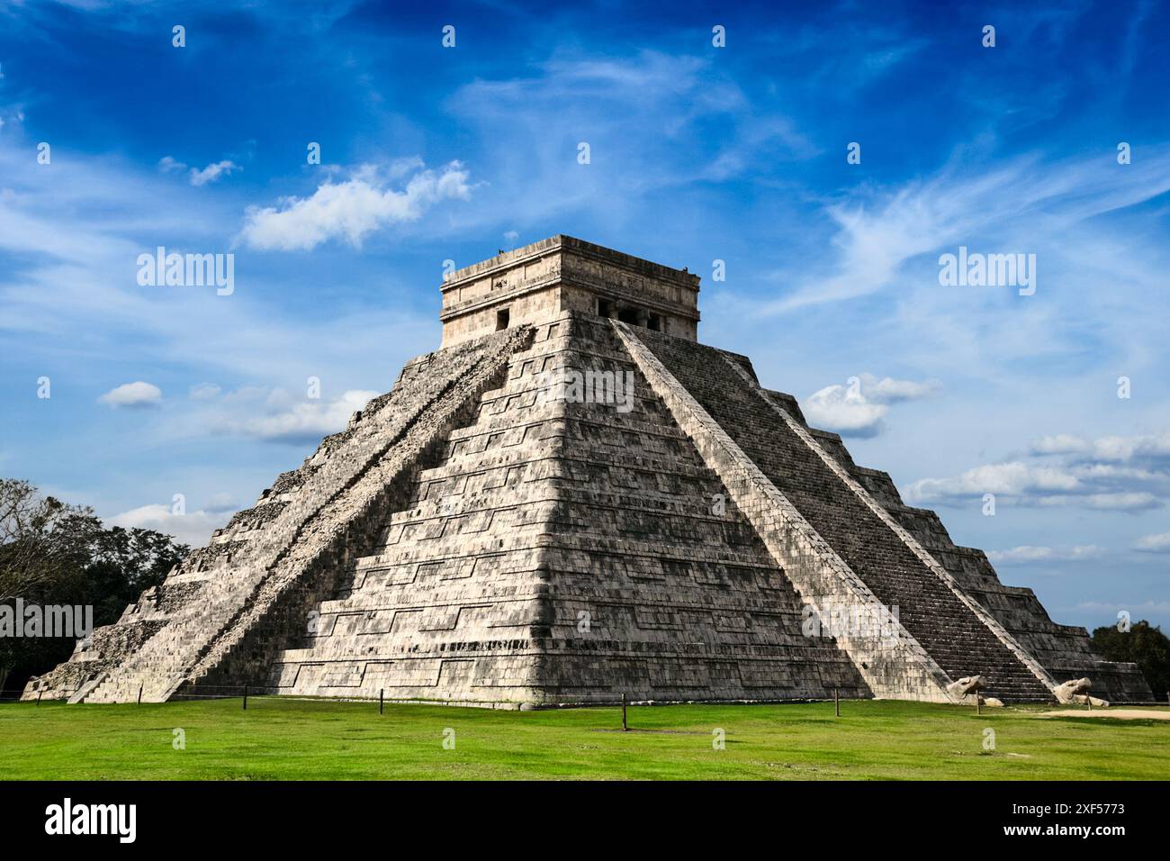 Maya-Pyramide in Chichen-Itza, Mexiko Stockfoto