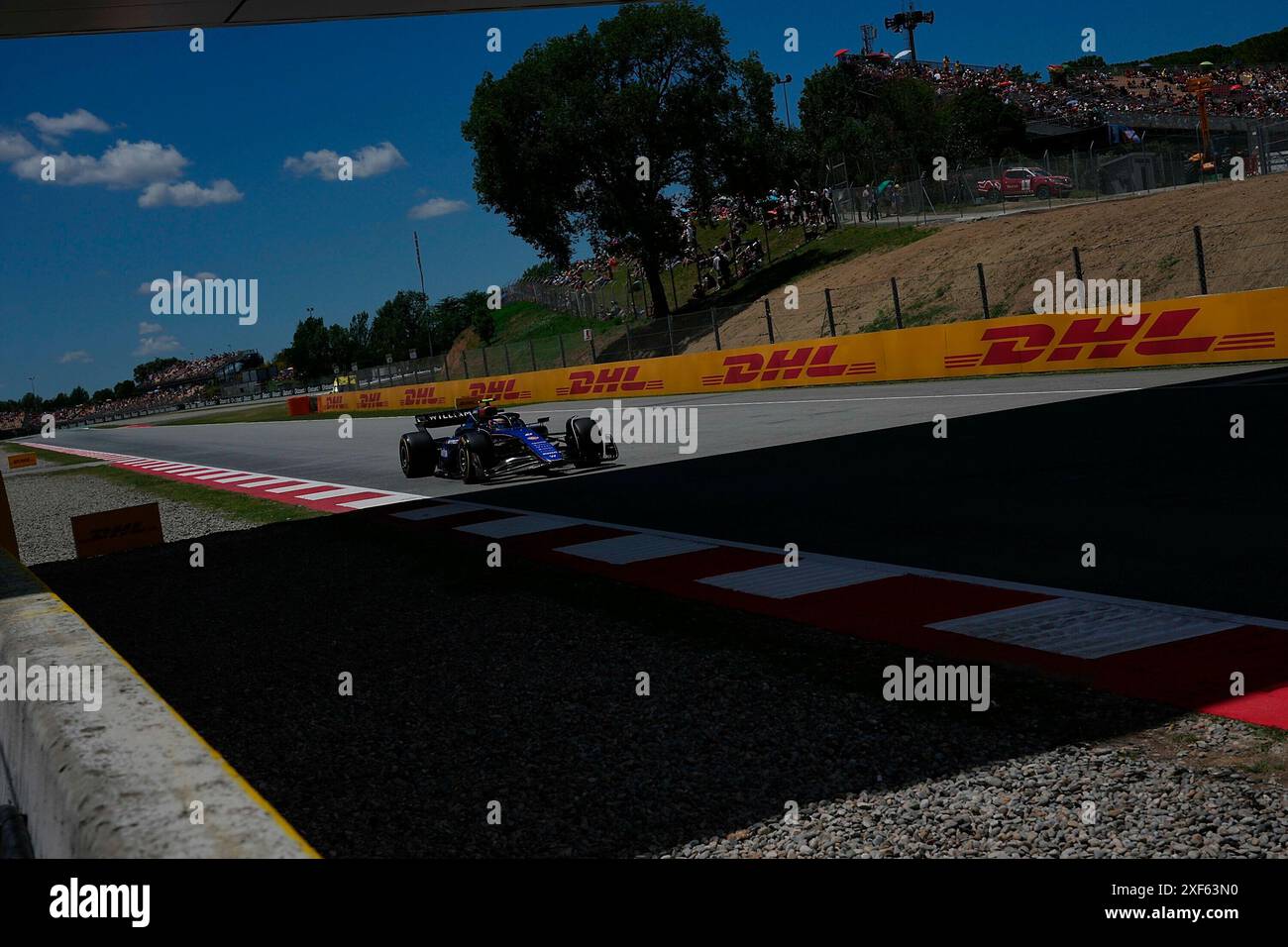 21.06.2024, Circuit de Catalunya, Barcelona, Formel 1 Aramco Grand Prix von Spanien 2024, Bild Logan Sargeant (USA), Williams Racing Stockfoto