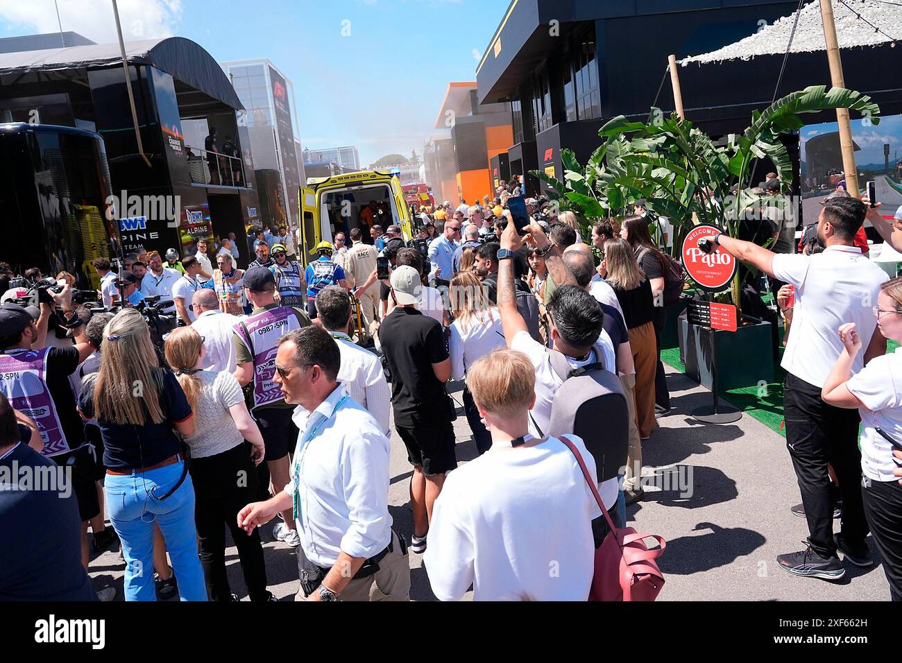 Barcelona, Spanien. Juni 2024. 22.06.2024, Circuit de Catalunya, Barcelona, Formel 1 Aramco Grand Prix von Spanien 2024, im Bild Credit: dpa/Alamy Live News Stockfoto
