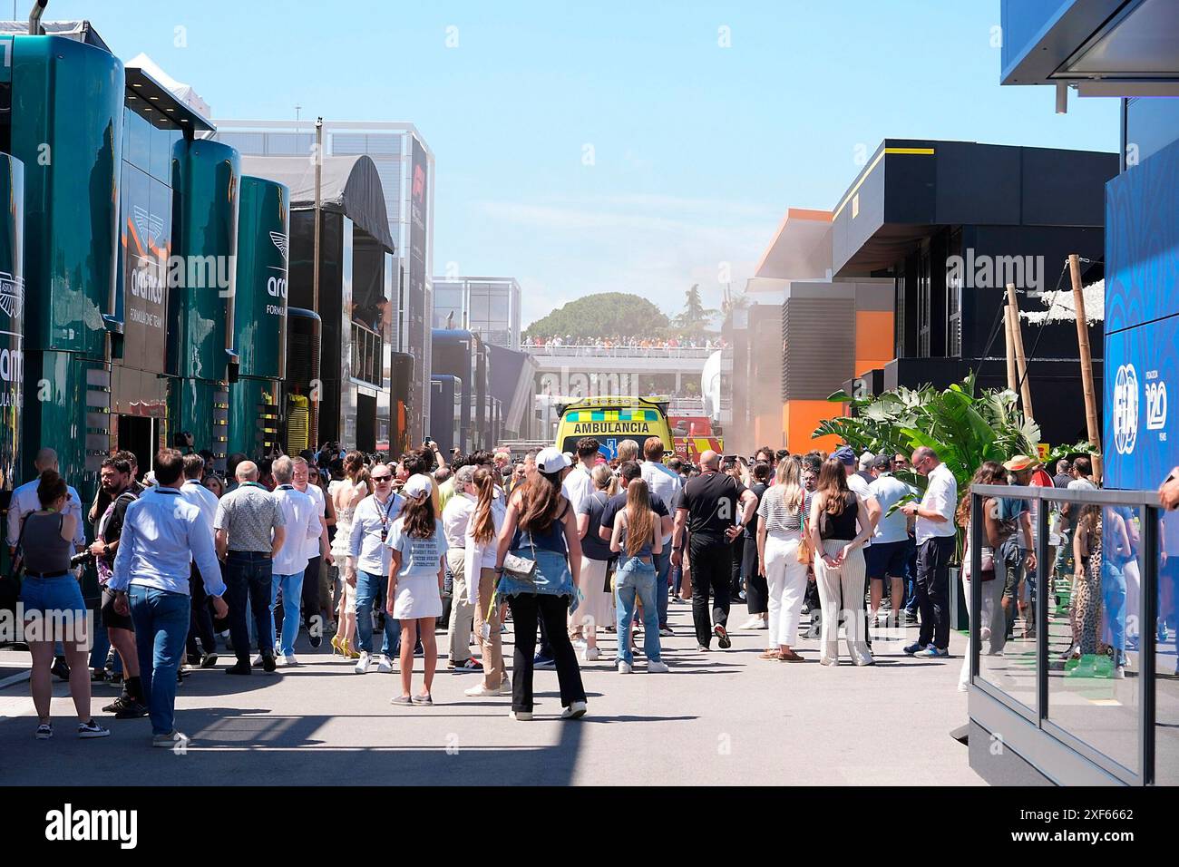 Barcelona, Spanien. Juni 2024. 22.06.2024, Circuit de Catalunya, Barcelona, Formel 1 Aramco Grand Prix von Spanien 2024, im Bild Credit: dpa/Alamy Live News Stockfoto
