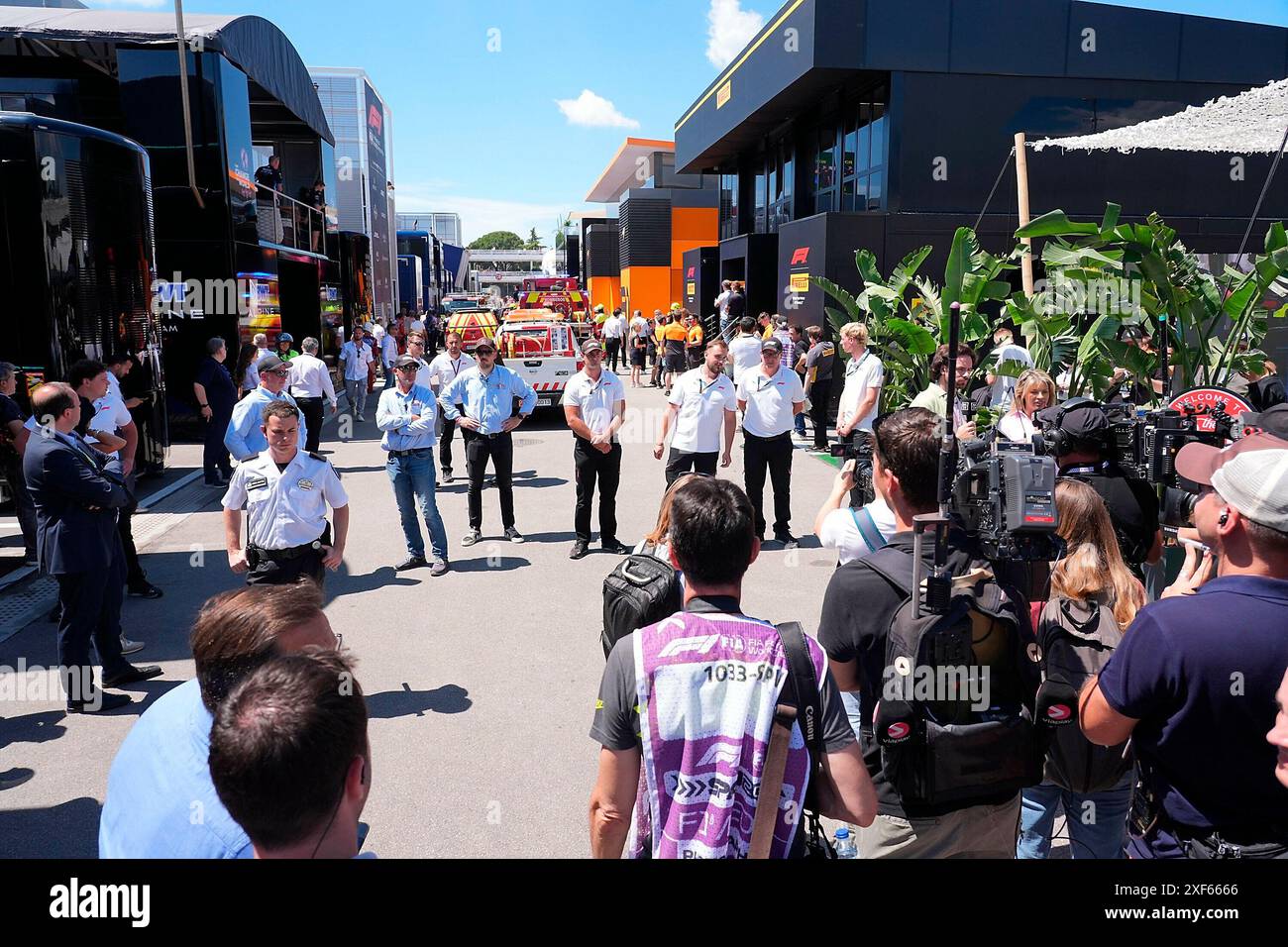 Barcelona, Spanien. Juni 2024. 22.06.2024, Circuit de Catalunya, Barcelona, Formel 1 Aramco Grand Prix von Spanien 2024, im Bild Credit: dpa/Alamy Live News Stockfoto