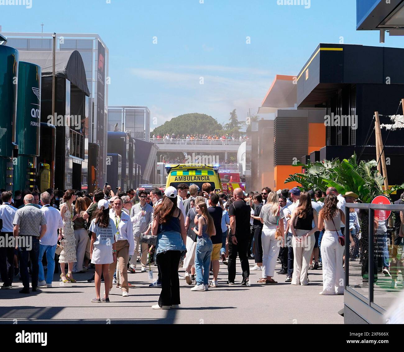 Barcelona, Spanien. Juni 2024. 22.06.2024, Circuit de Catalunya, Barcelona, Formel 1 Aramco Grand Prix von Spanien 2024, im Bild Credit: dpa/Alamy Live News Stockfoto