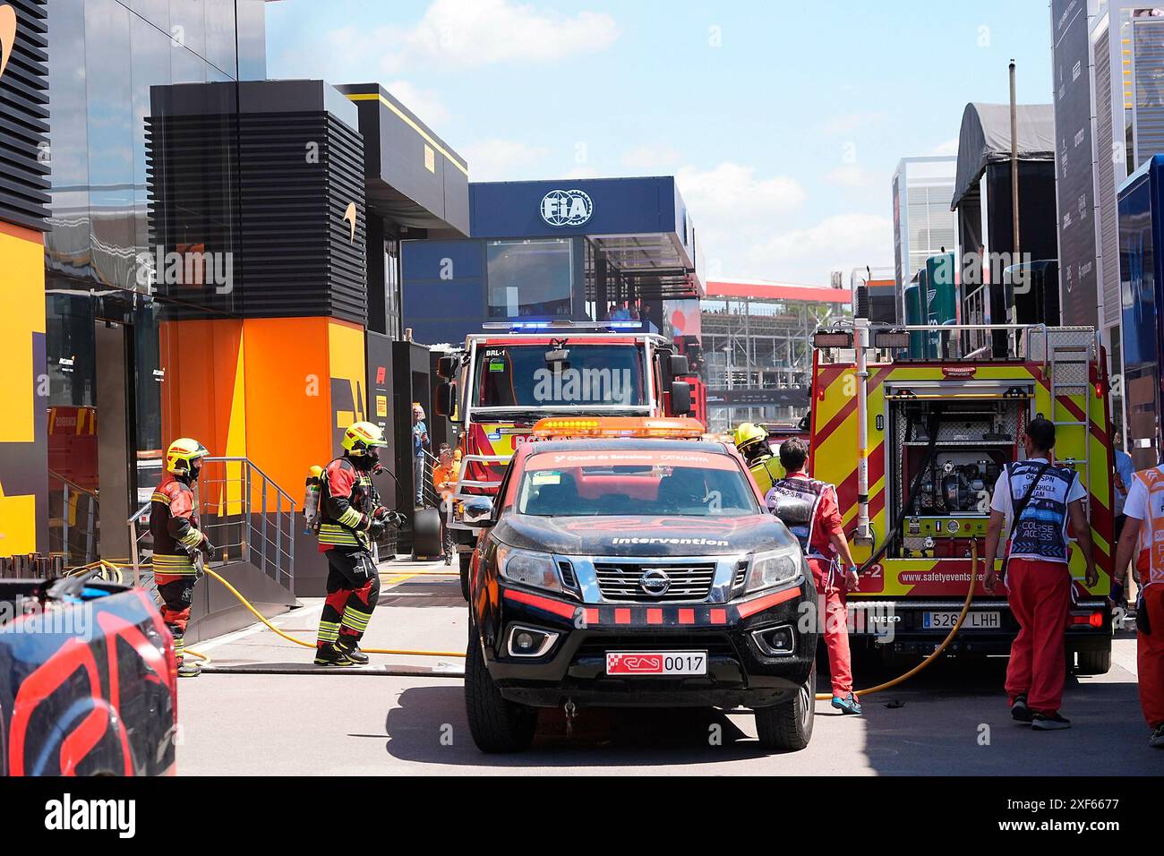 Barcelona, Spanien. Juni 2024. 22.06.2024, Circuit de Catalunya, Barcelona, Formel 1 Aramco Grand Prix von Spanien 2024, im Bild Credit: dpa/Alamy Live News Stockfoto