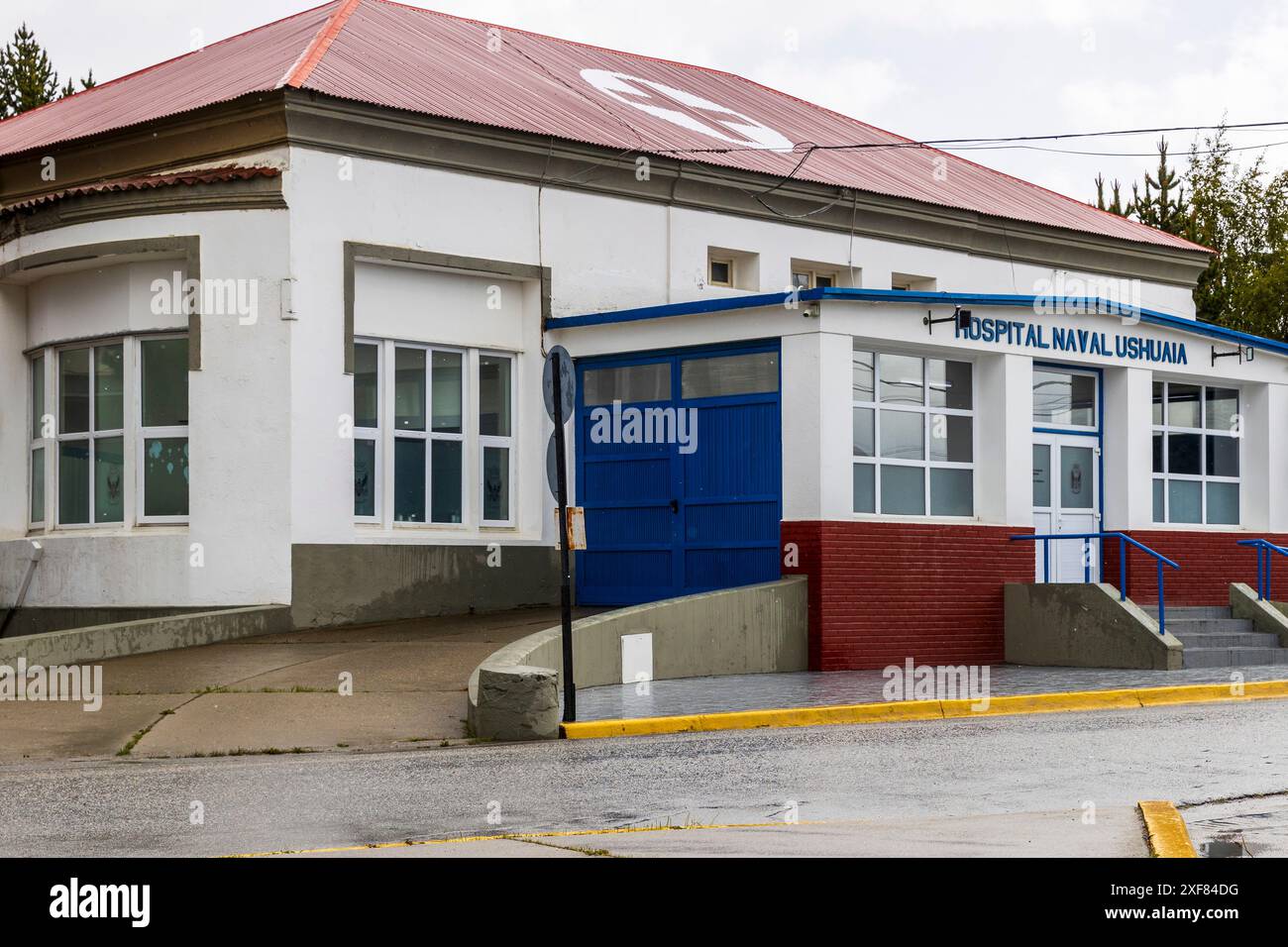 Marinekrankenhaus, Ushuaia, Argentinien, Dienstag, 05. Dezember, 2023. Foto: David Rowland / One-Image.com Stockfoto