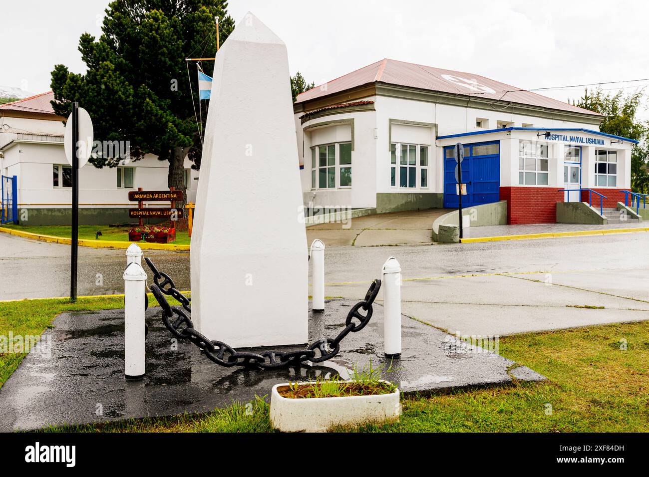 Marinekrankenhaus, Ushuaia, Argentinien, Dienstag, 05. Dezember, 2023. Foto: David Rowland / One-Image.com Stockfoto
