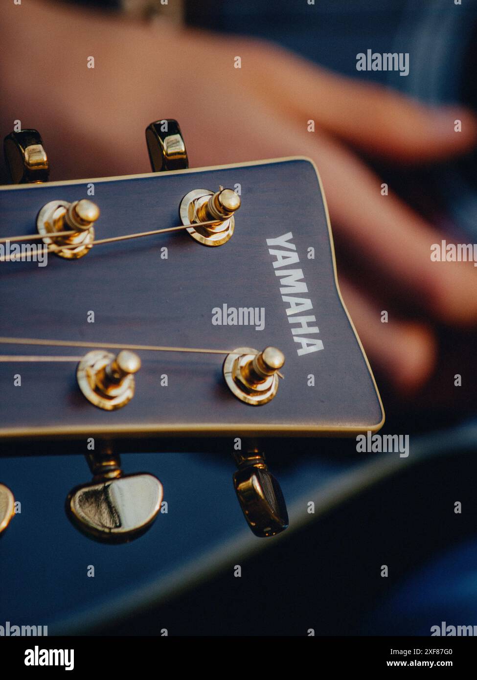 Yamaha Gitarre Stockfoto